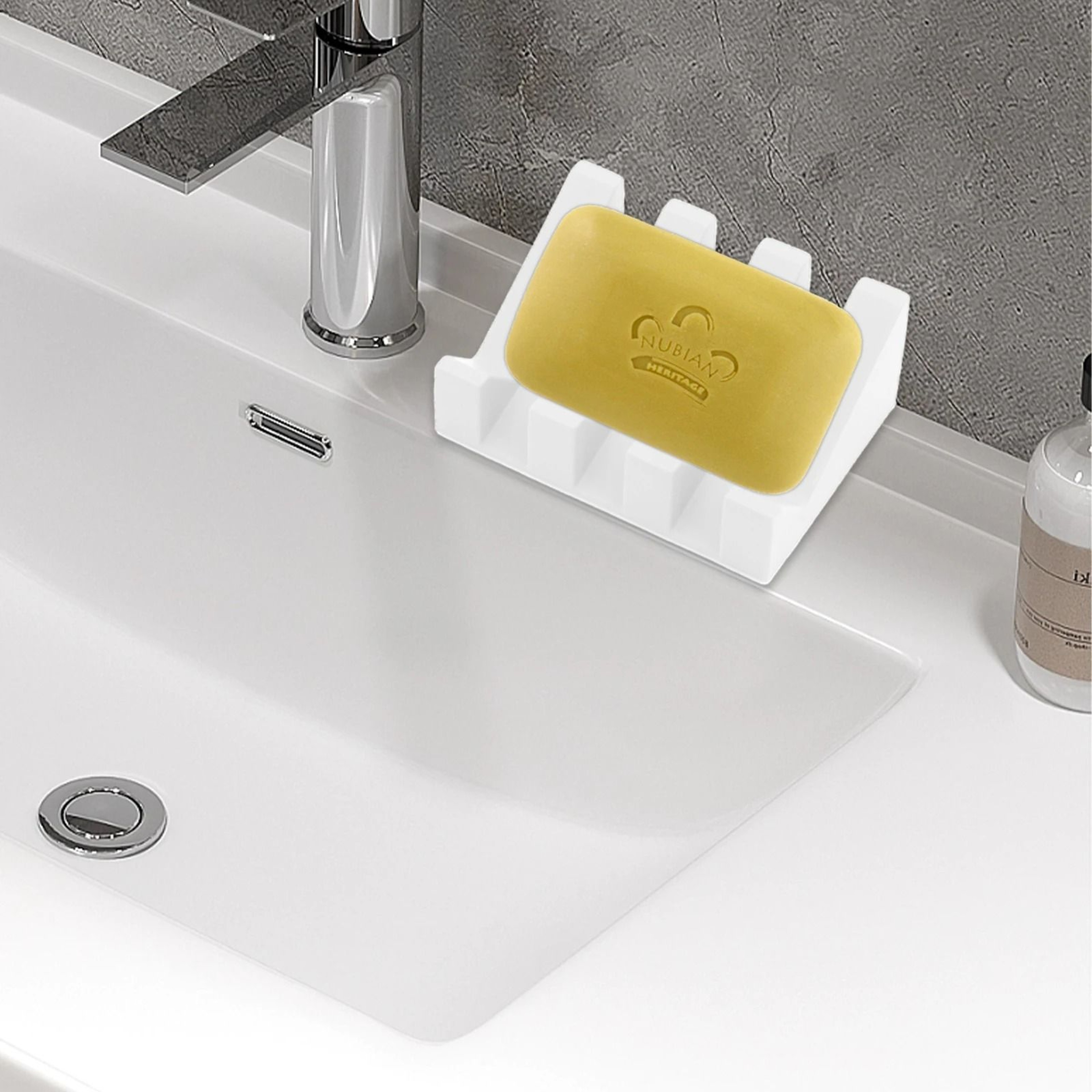 Silicone Drainage Soapdish Automatic Draining Bathroom Soap Rack 2