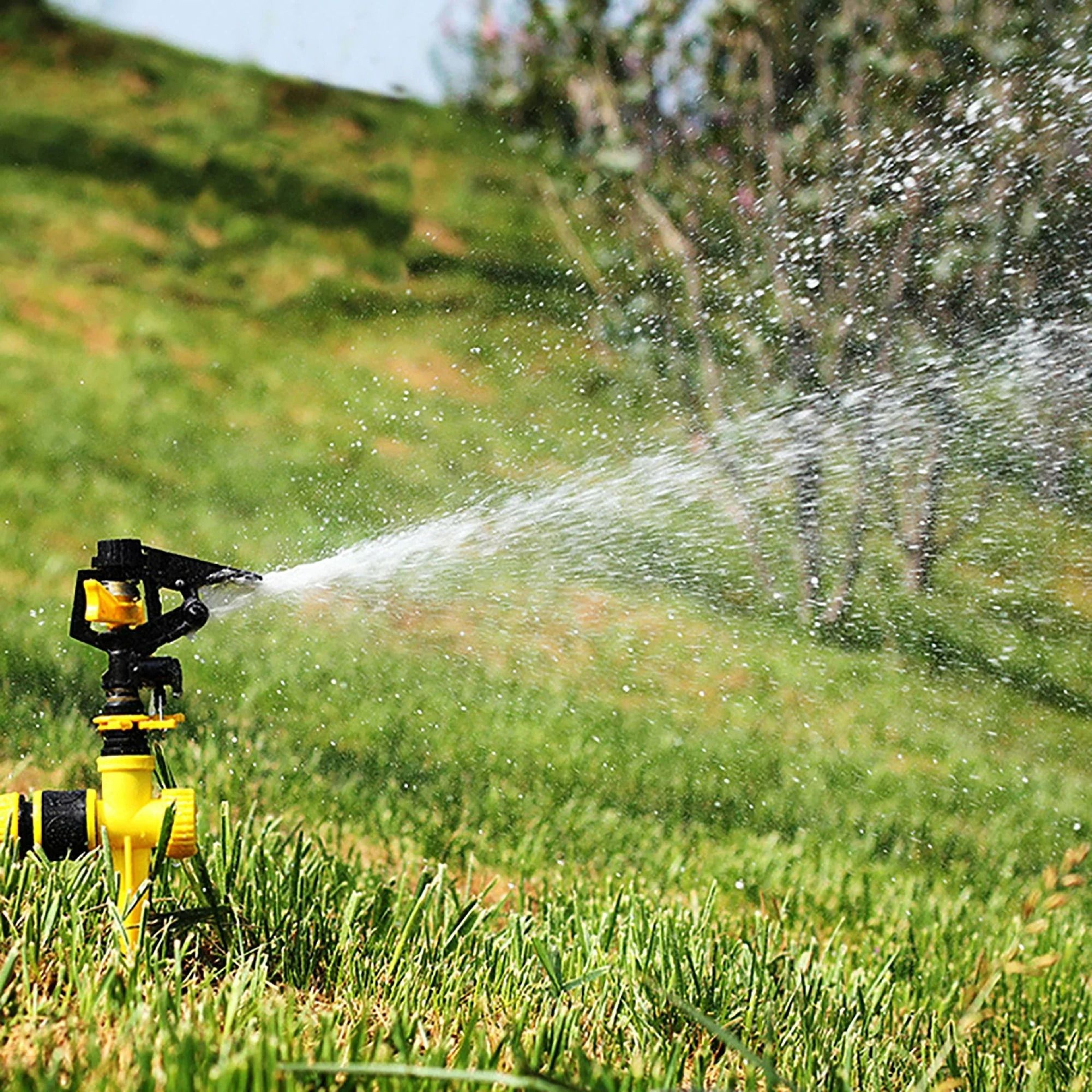 Adjustable Rocker Impact Sprinkler 360 Degree Rotary Watering Nozzle For Lawn And Garden Irrigation 1