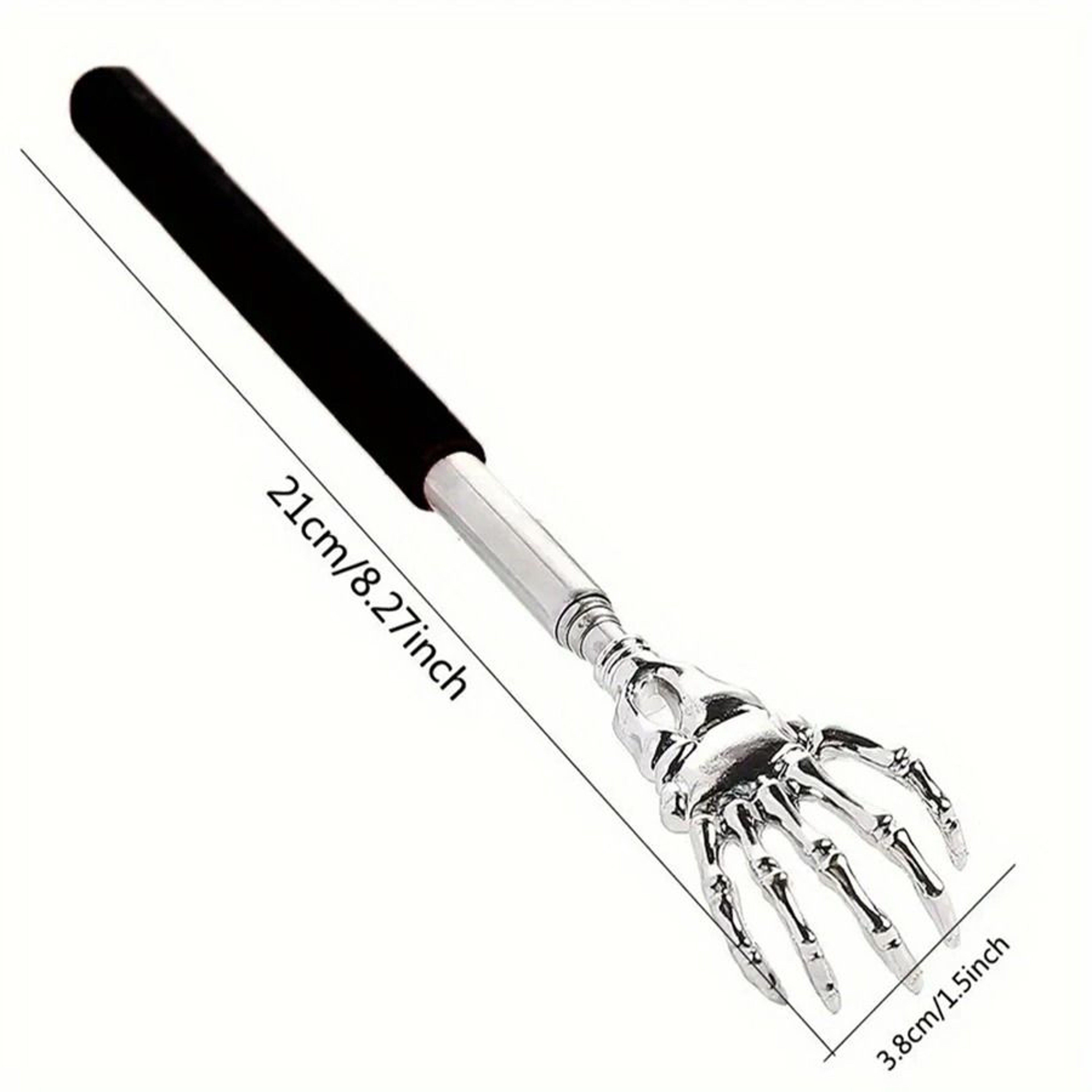 Telescopic Stainless Steel Back Scratcher Extendable Portable Arm And Back Itch Relief Tool For Men 6