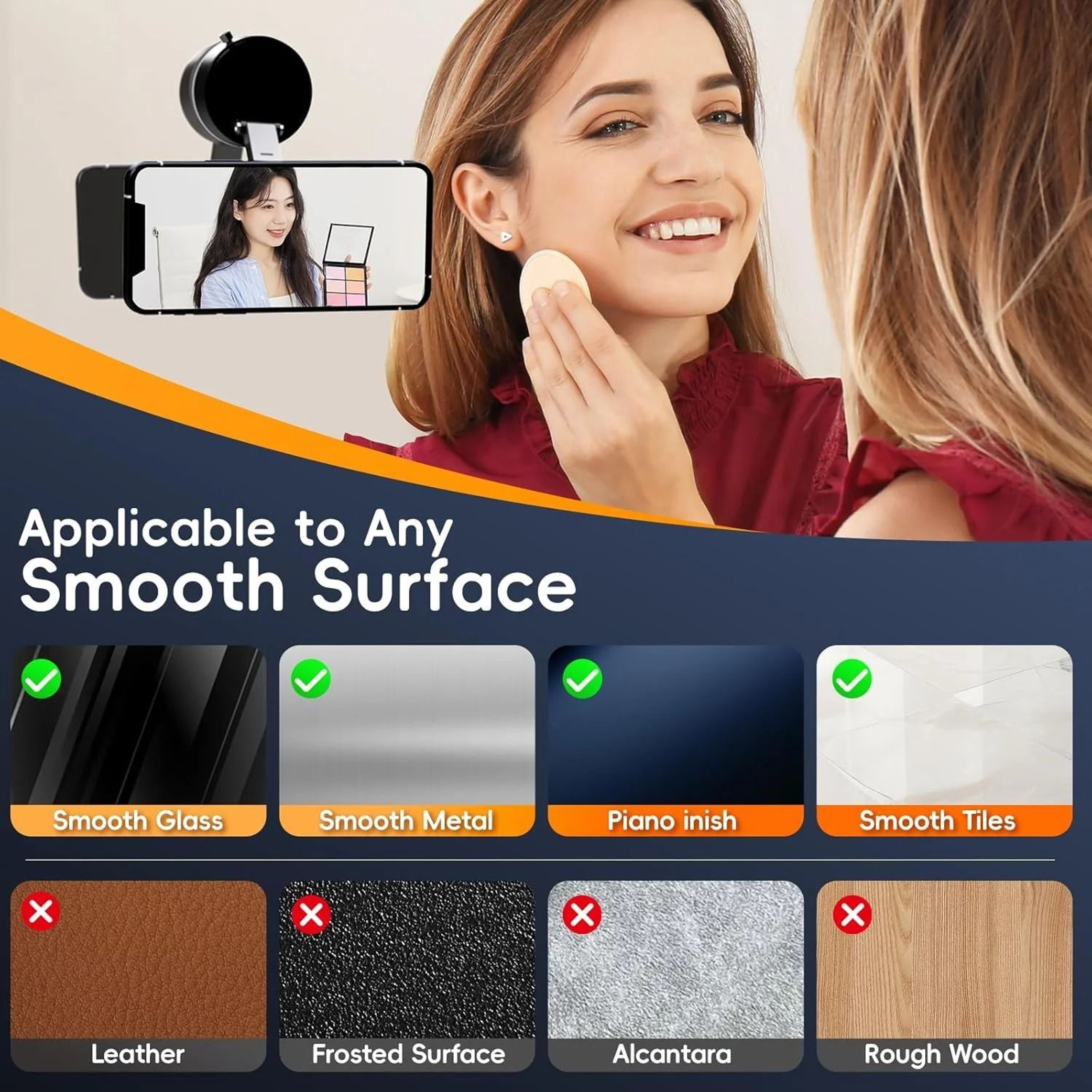 Upgraded Aluminum Alloy Vacuum Magnetic Car Phone Holder With 360 Degree Rotation And Foldable Desi 5