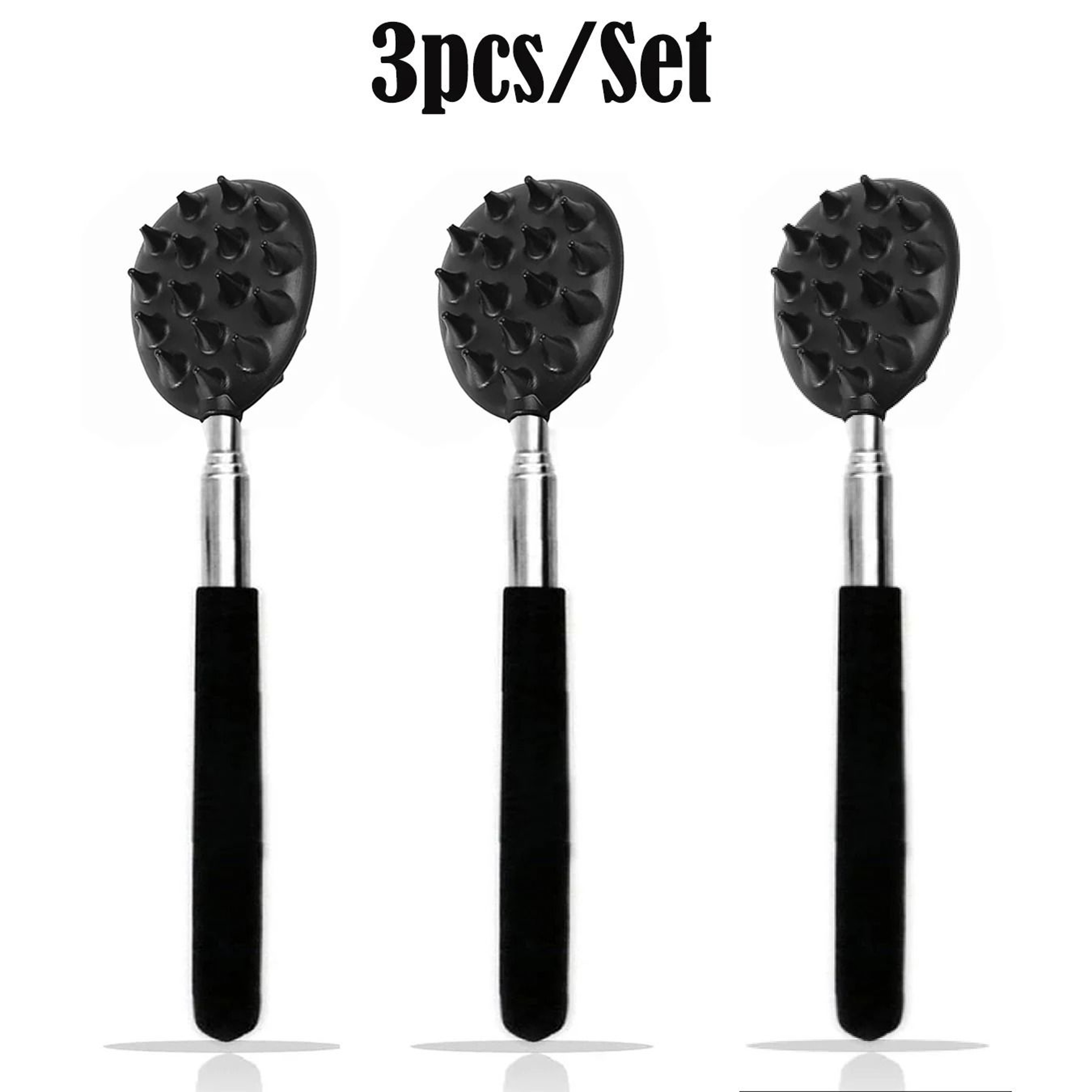 Extendable Cactus Back Scratcher With Adjustable Handle And Durable PVC Spiked Head 9