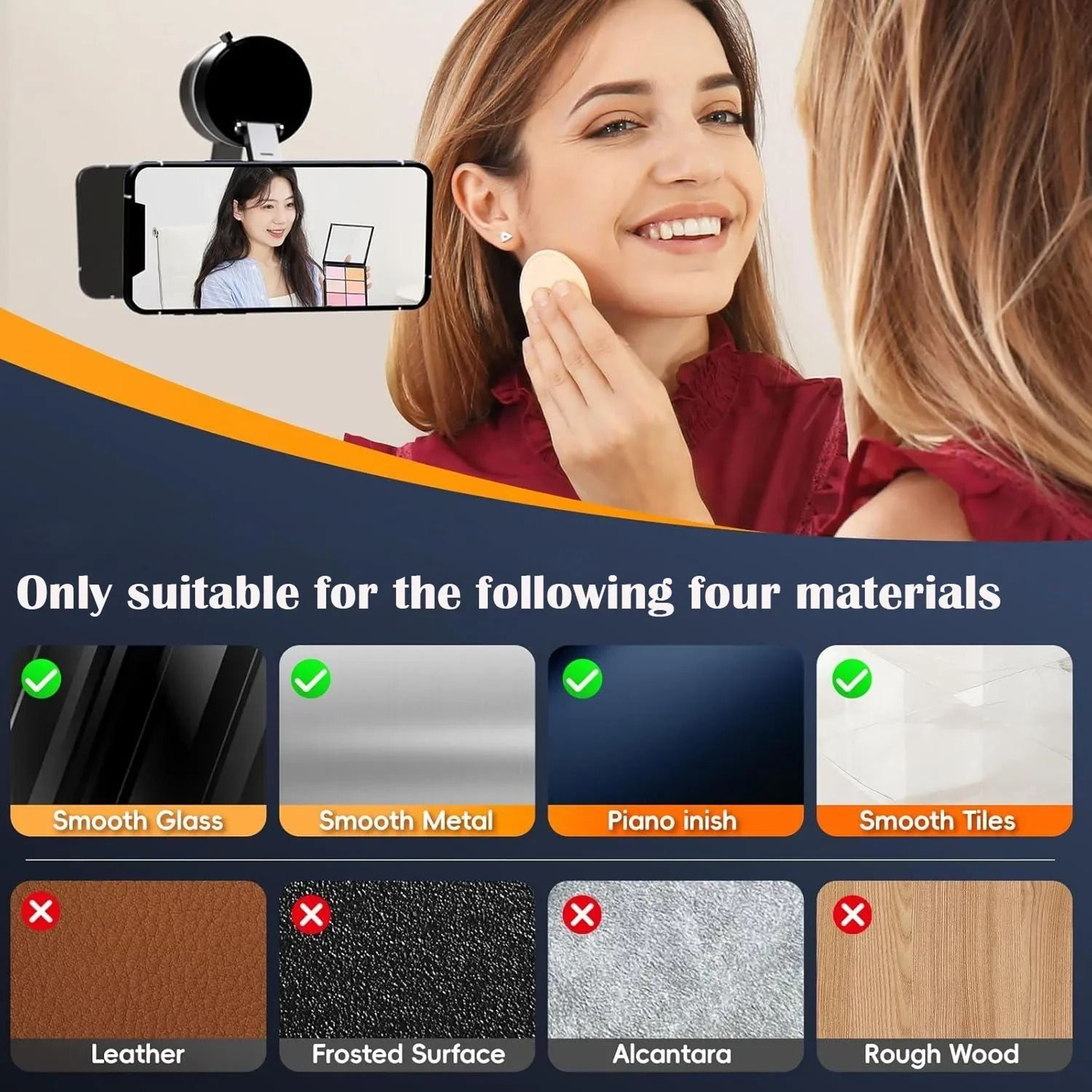 Magnetic Suction Cup Phone Mount With Foldable Design And 360 Degree Rotation For Hands Free Use In 4