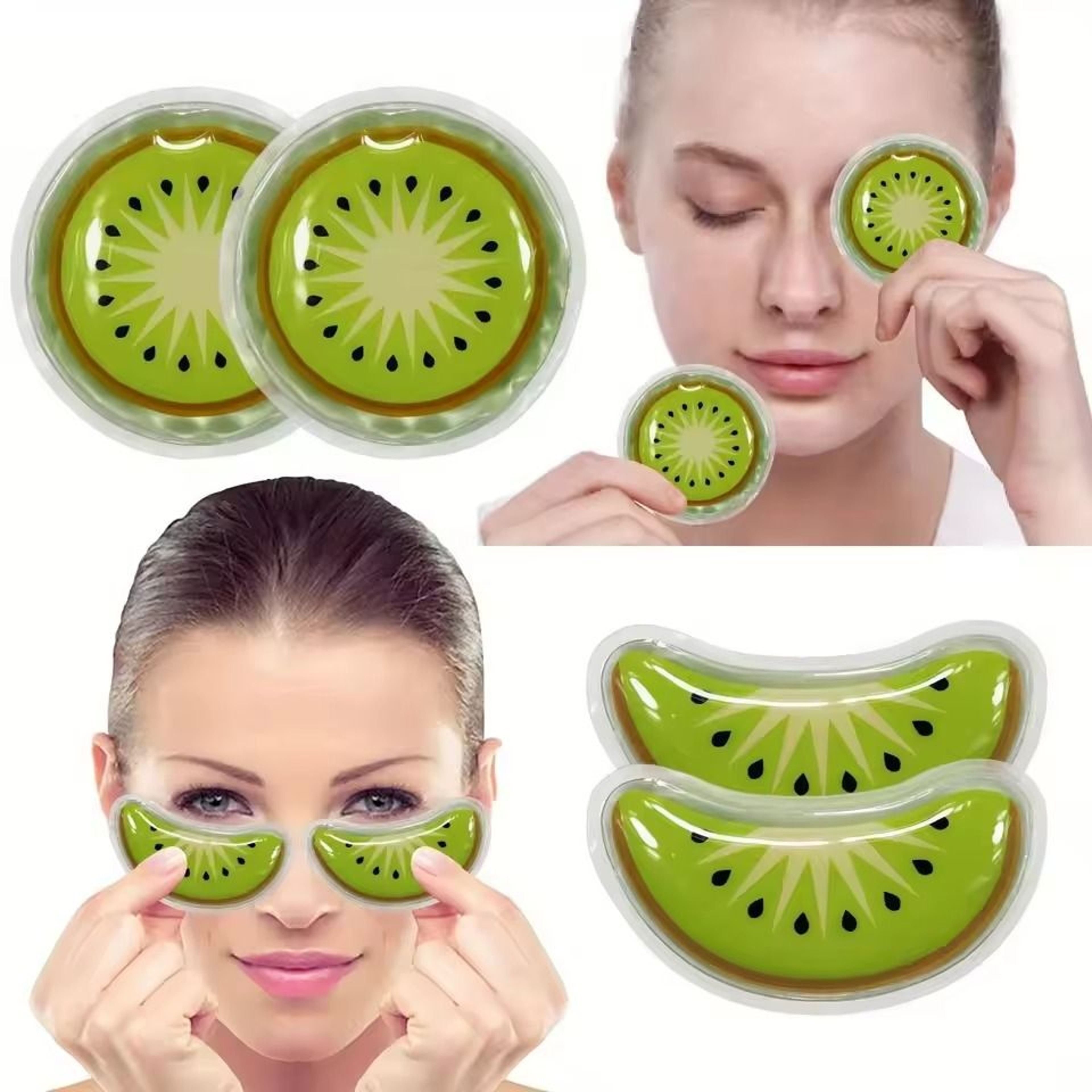 Reusable Gel Eye Pads Set For Hot And Cold Therapy Cooling Under Eye Treatment For Redness And Rela 0