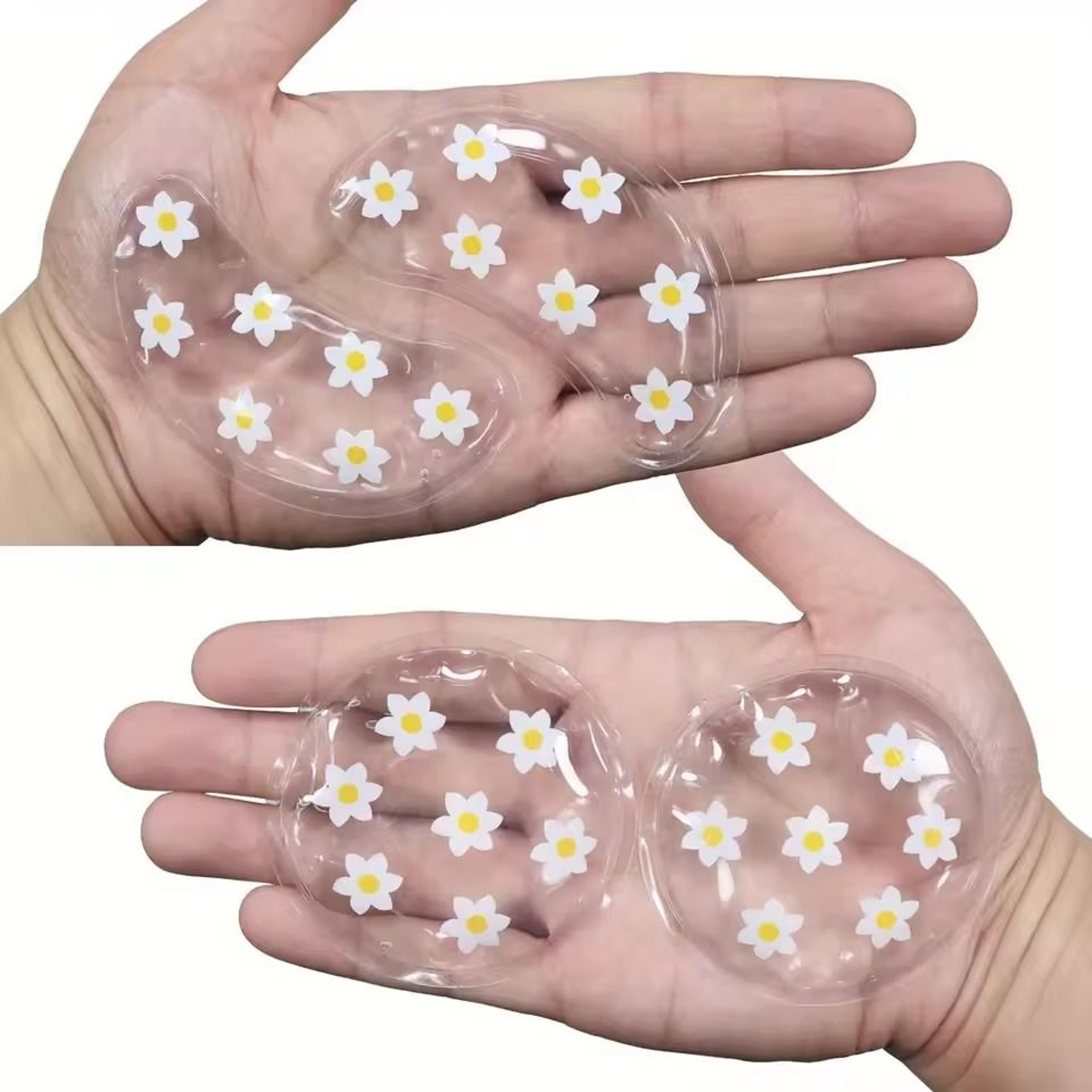 Reusable Gel Eye Pads Set For Hot And Cold Therapy Cooling Under Eye Treatment For Redness And Rela 7