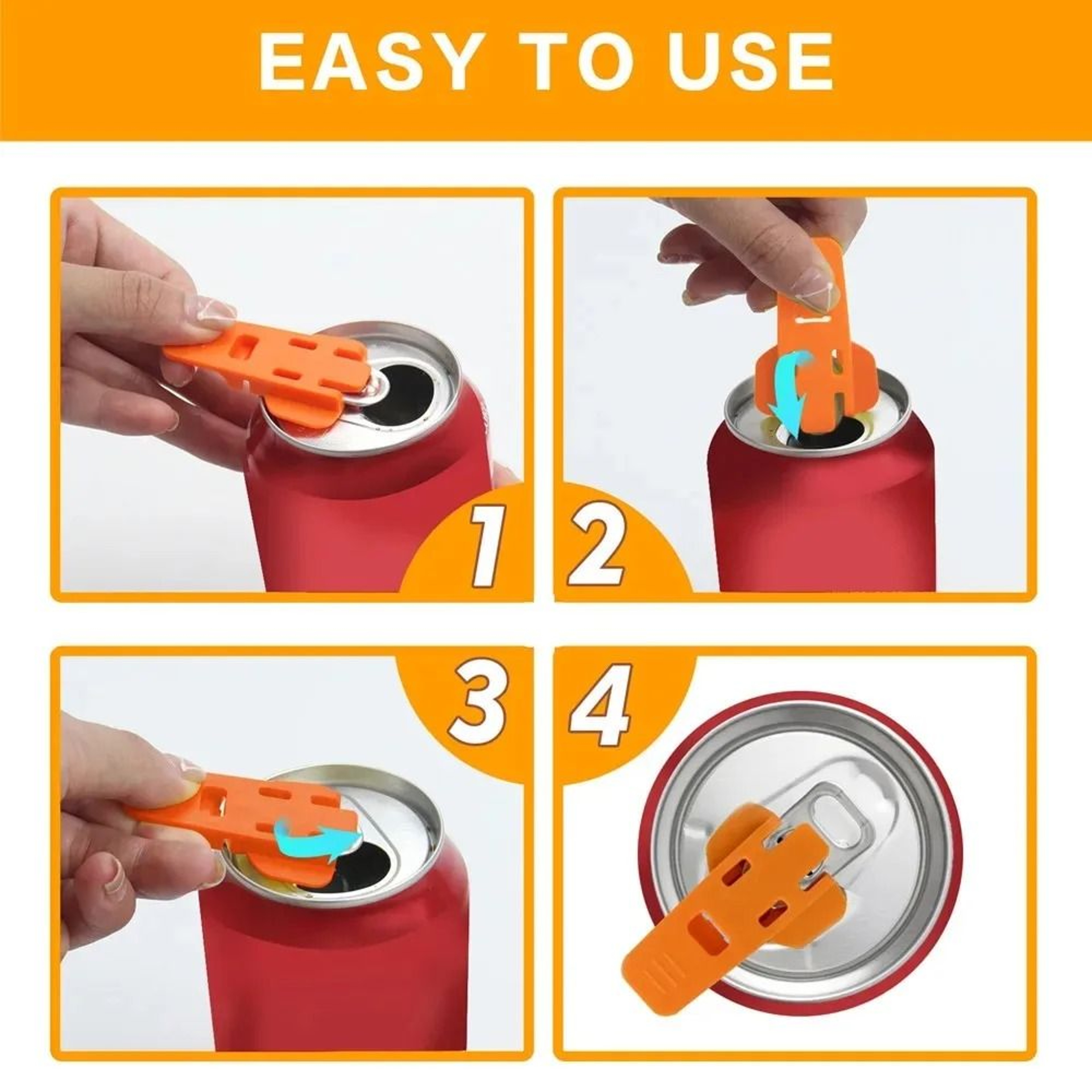 Simple Portable Bottle Opener Reusable Easy Can Opener For Kitchen And Camping 3