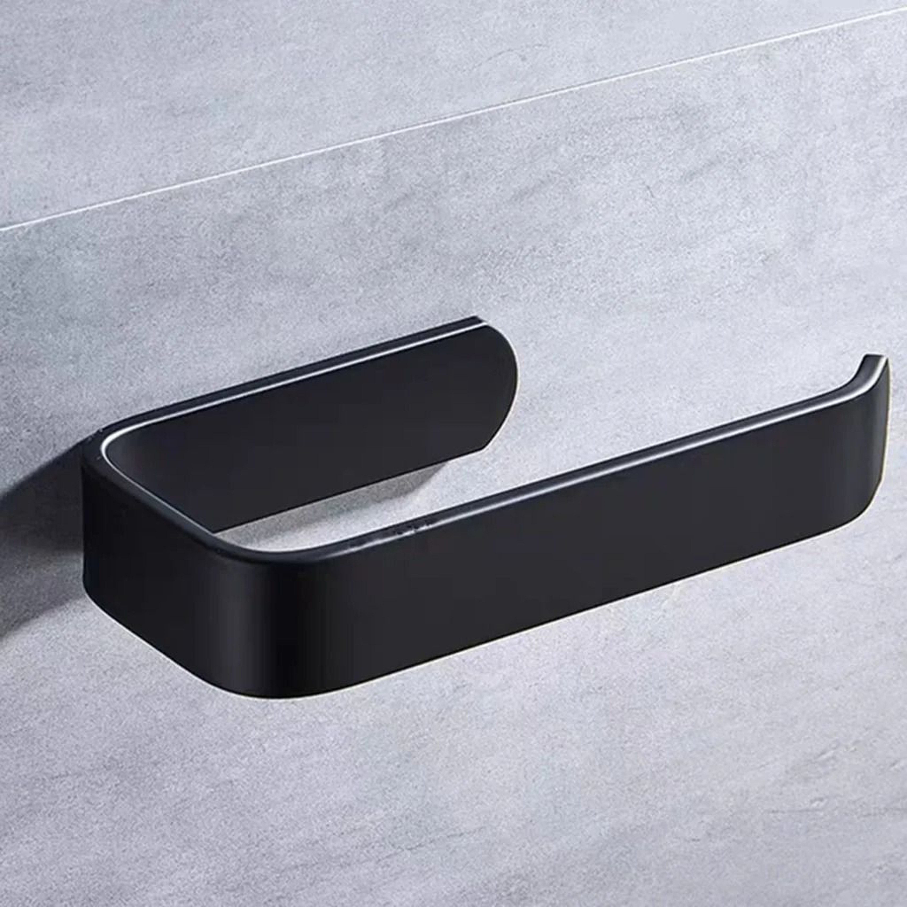 Self Adhesive Wall Mounted Towel Rack Bathroom Towel Holder And Toilet Paper Hanger 1