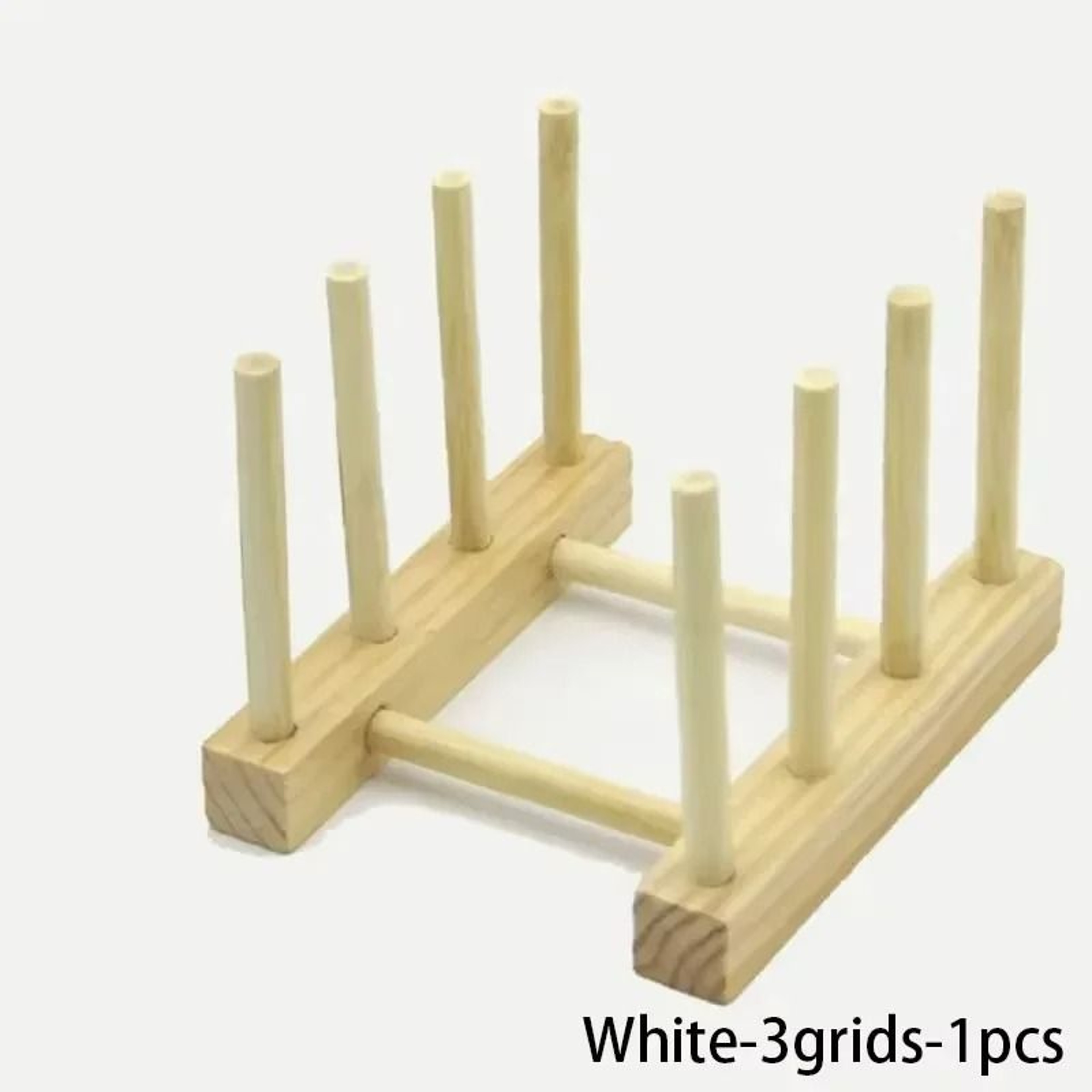 Wooden Kitchen Dish Drying Rack Storage Shelf Organizer 6