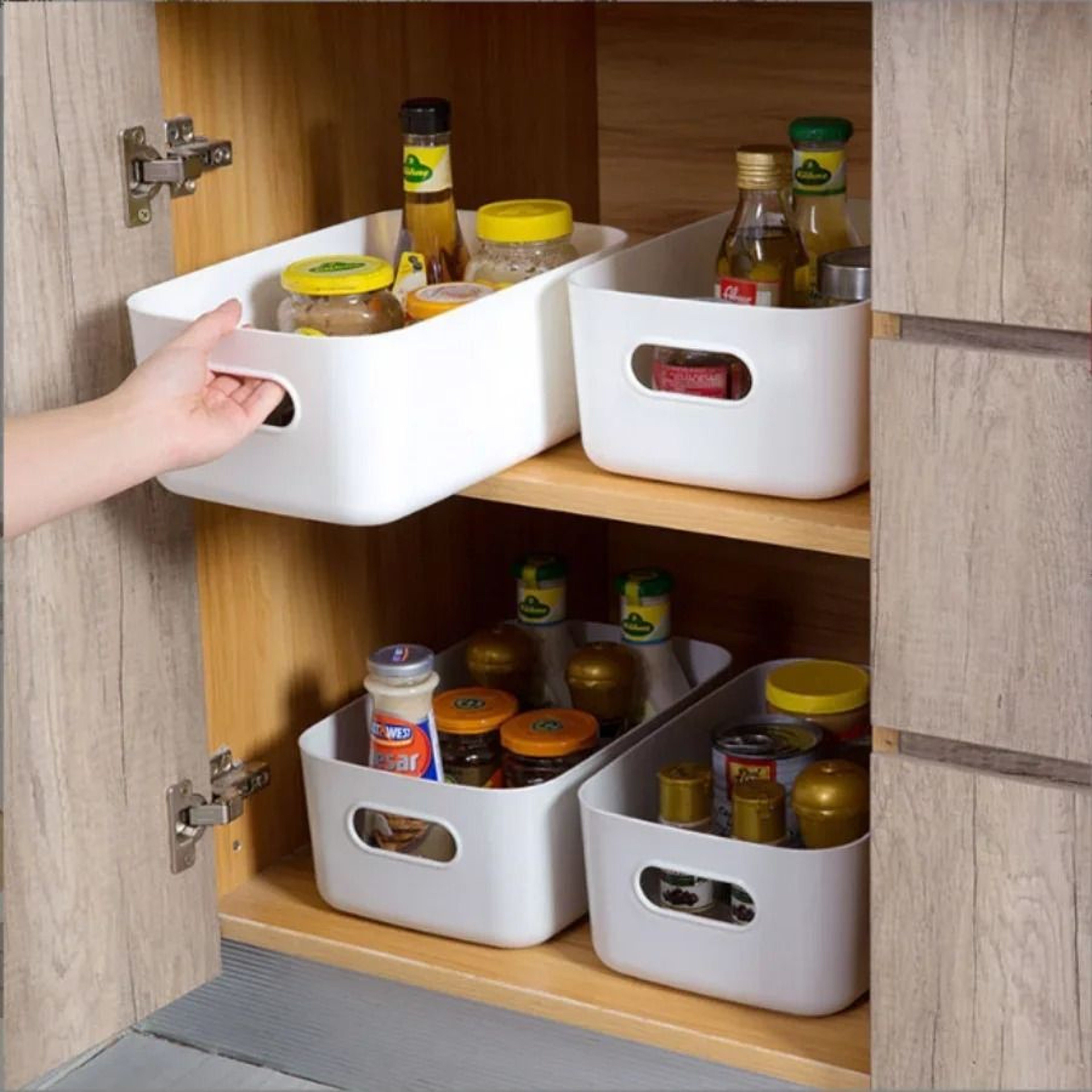Kitchen Storage Box Snack Storage Basket For Home Organization 0