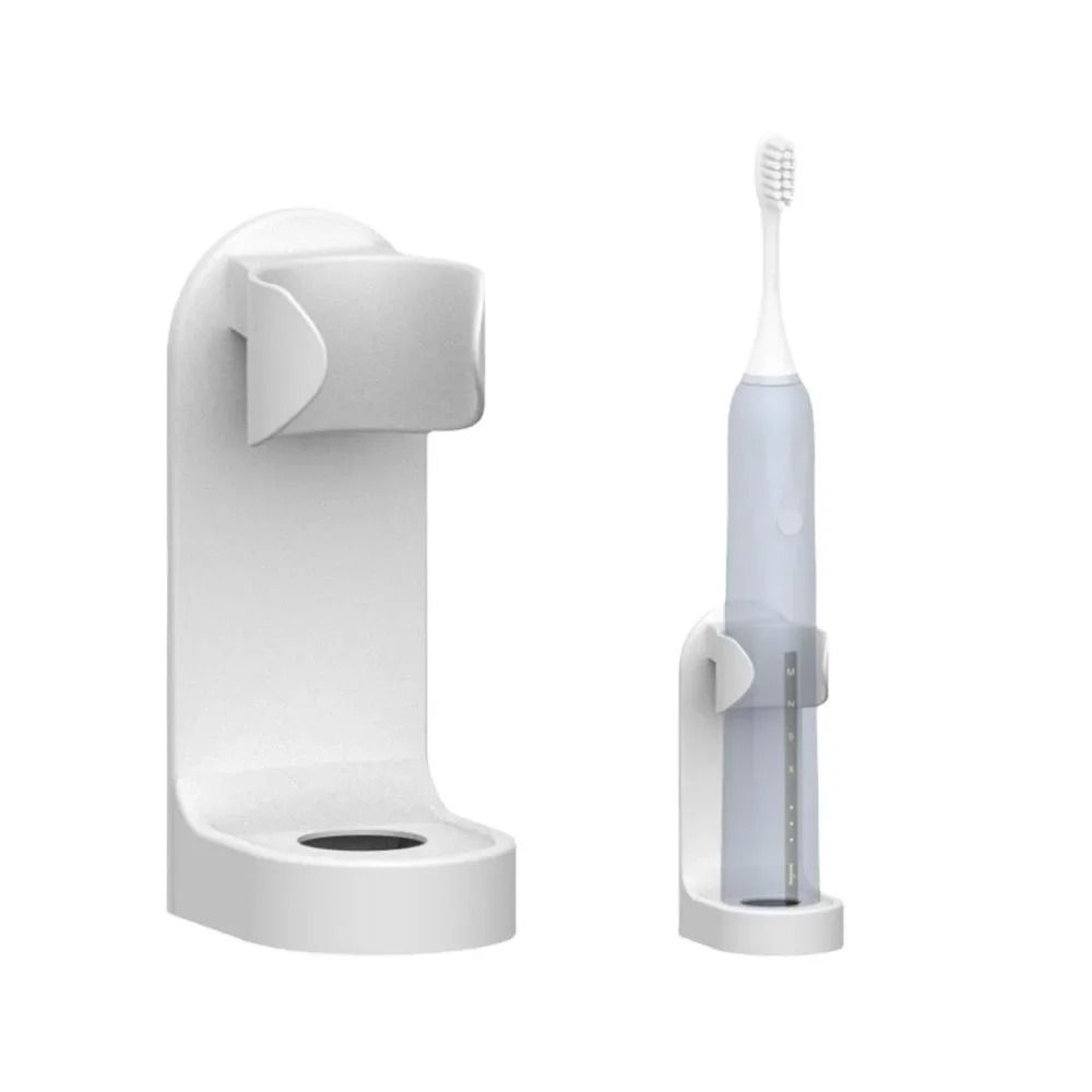 Non Slip Wall Mounted Traceless Toothbrush Stand Holder Adjustable Space Saving Bathroom Toothbrush 3