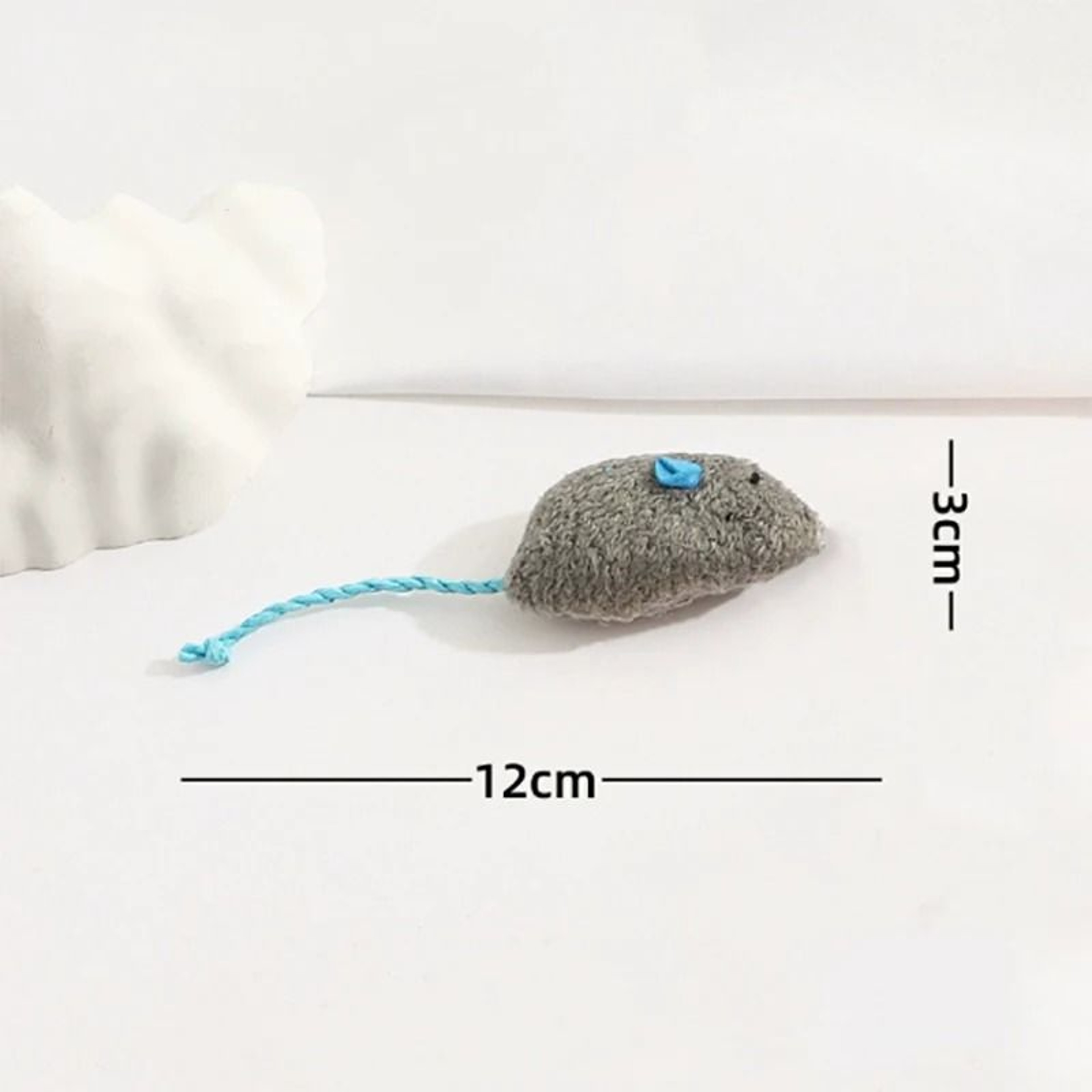 Simulated Plush Mouse Cat Toy Set Durable Scratch Resistant Cat Play Toy 4