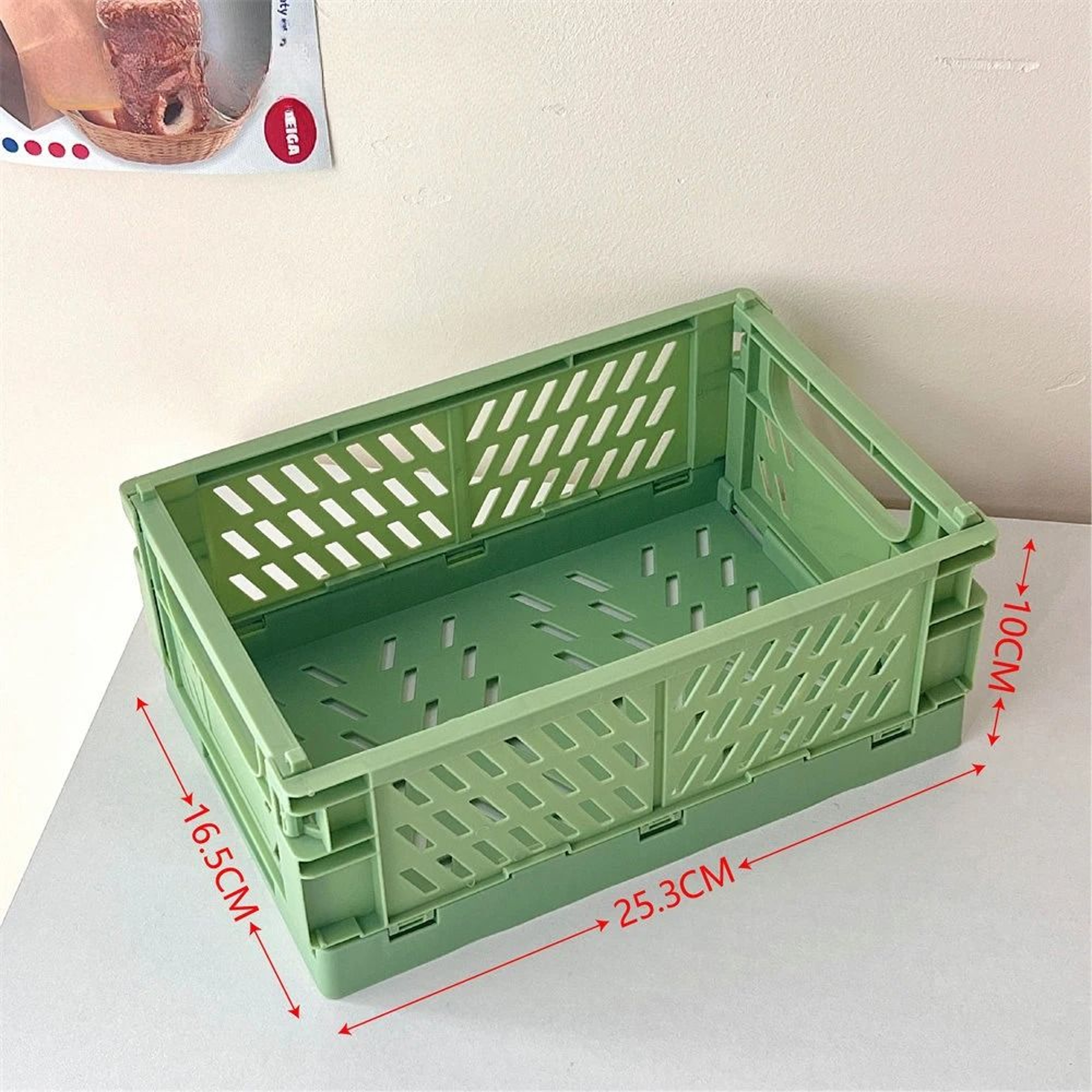 Folding Plastic Storage Box Organizer 7