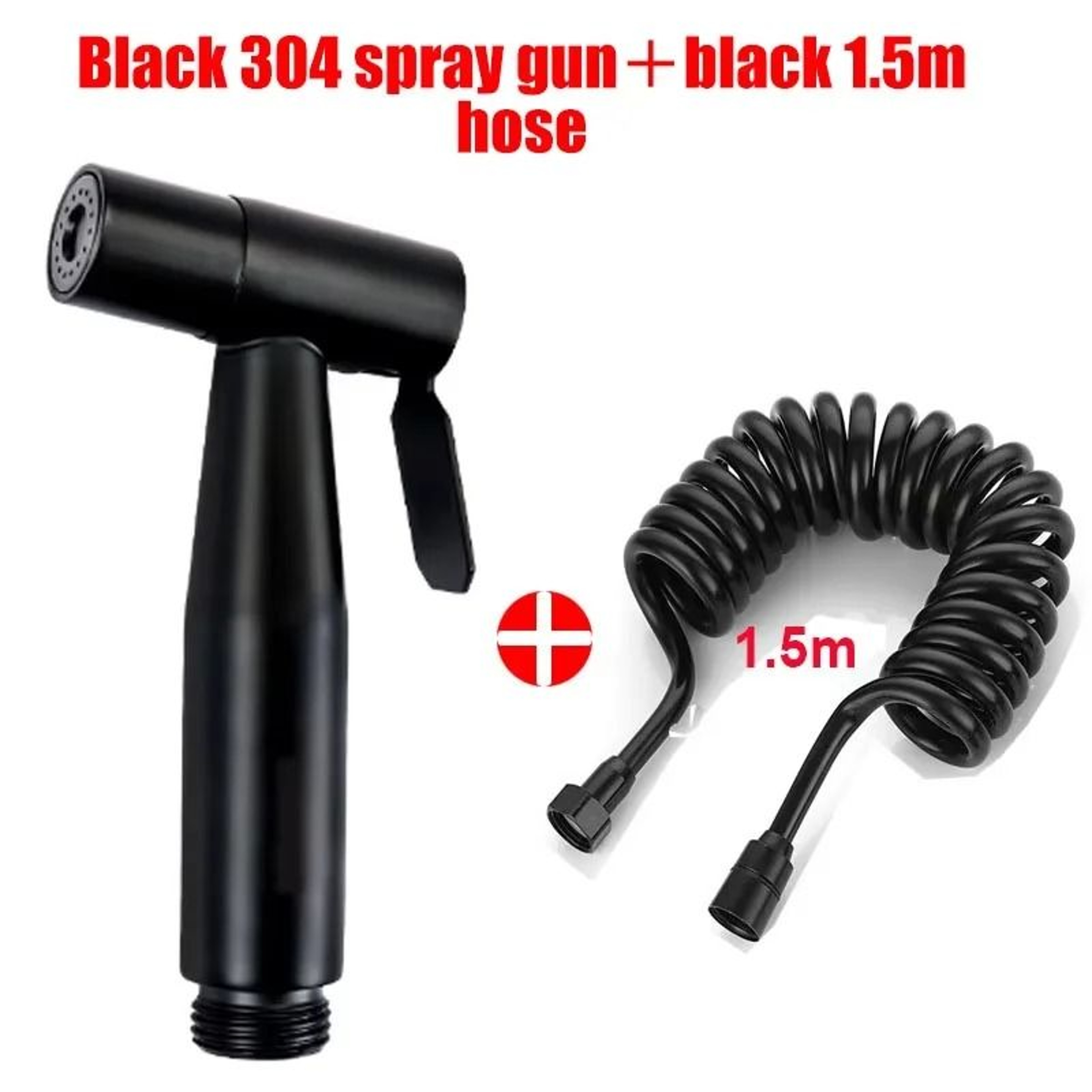 Bathroom Handheld Toilet Spray Set With Double Outlet Corner Valve 13
