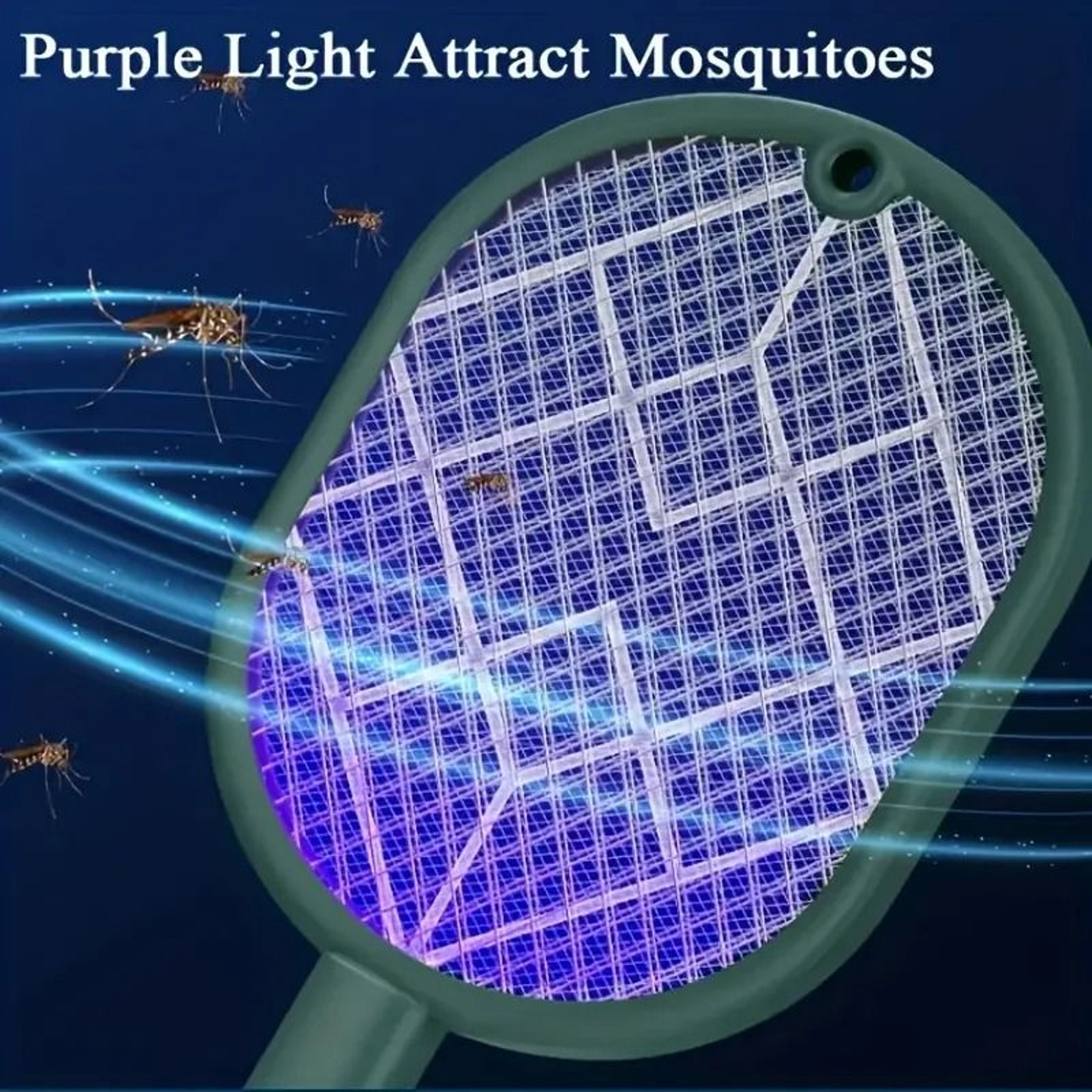 USB Rechargeable Electric Mosquito Swatter And Mosquito Killer Lamp Two In One 2
