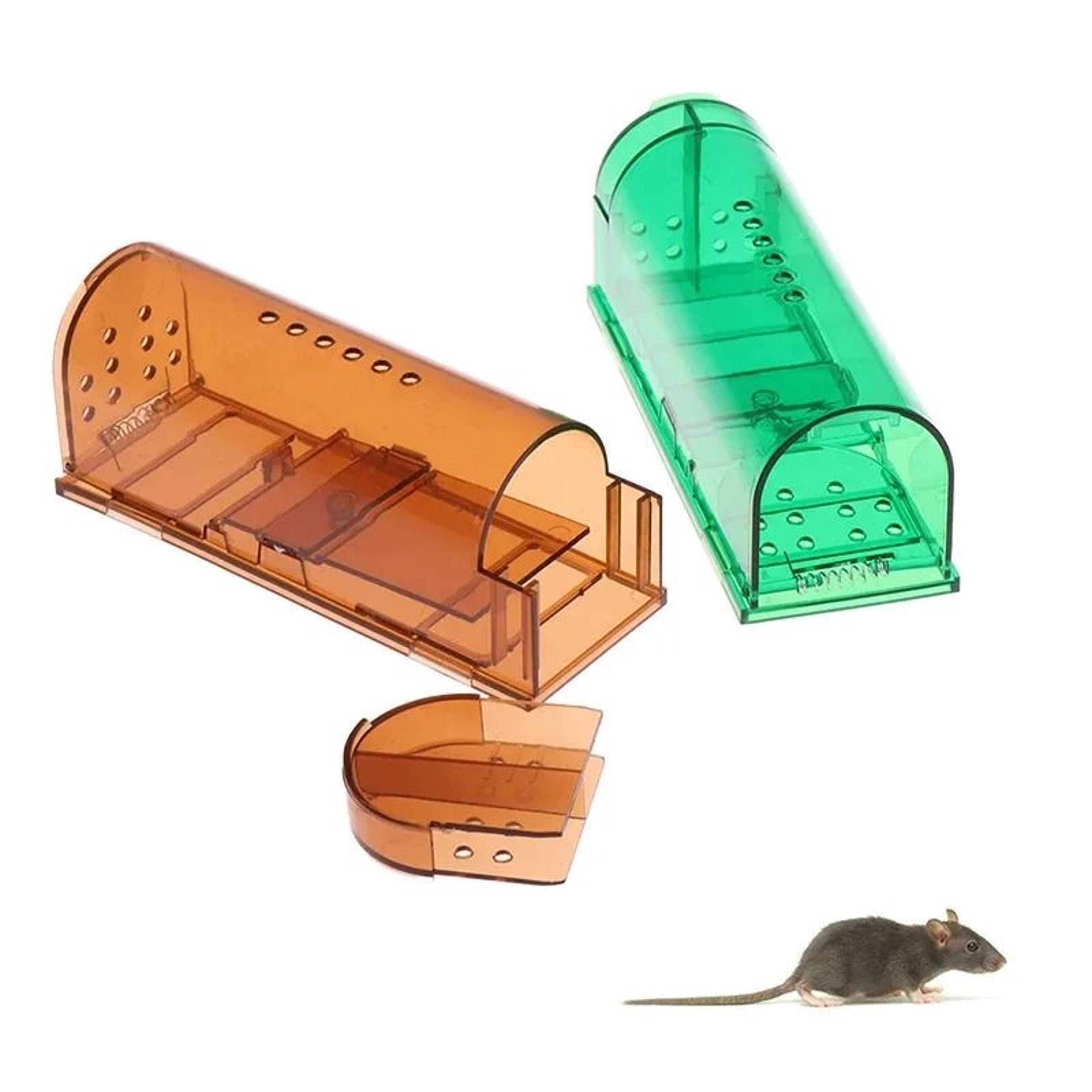 No Kill Mouse And Rat Trap Cage Reusable Humane Rodent Catcher For Home Use 1