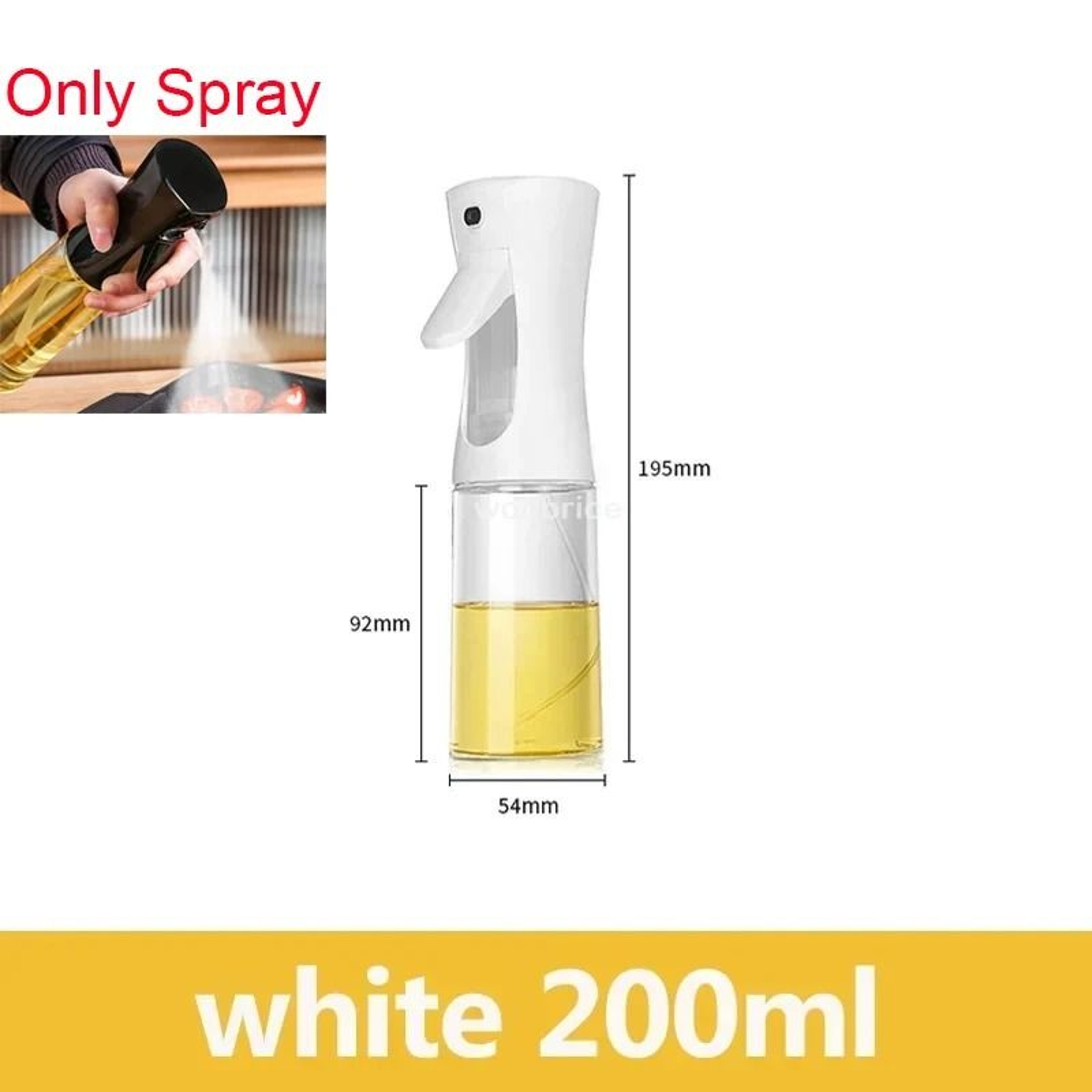 2 In 1 Olive Oil Spray And Pour Dispenser Bottle For Cooking Grilling Baking And Air Frying 10