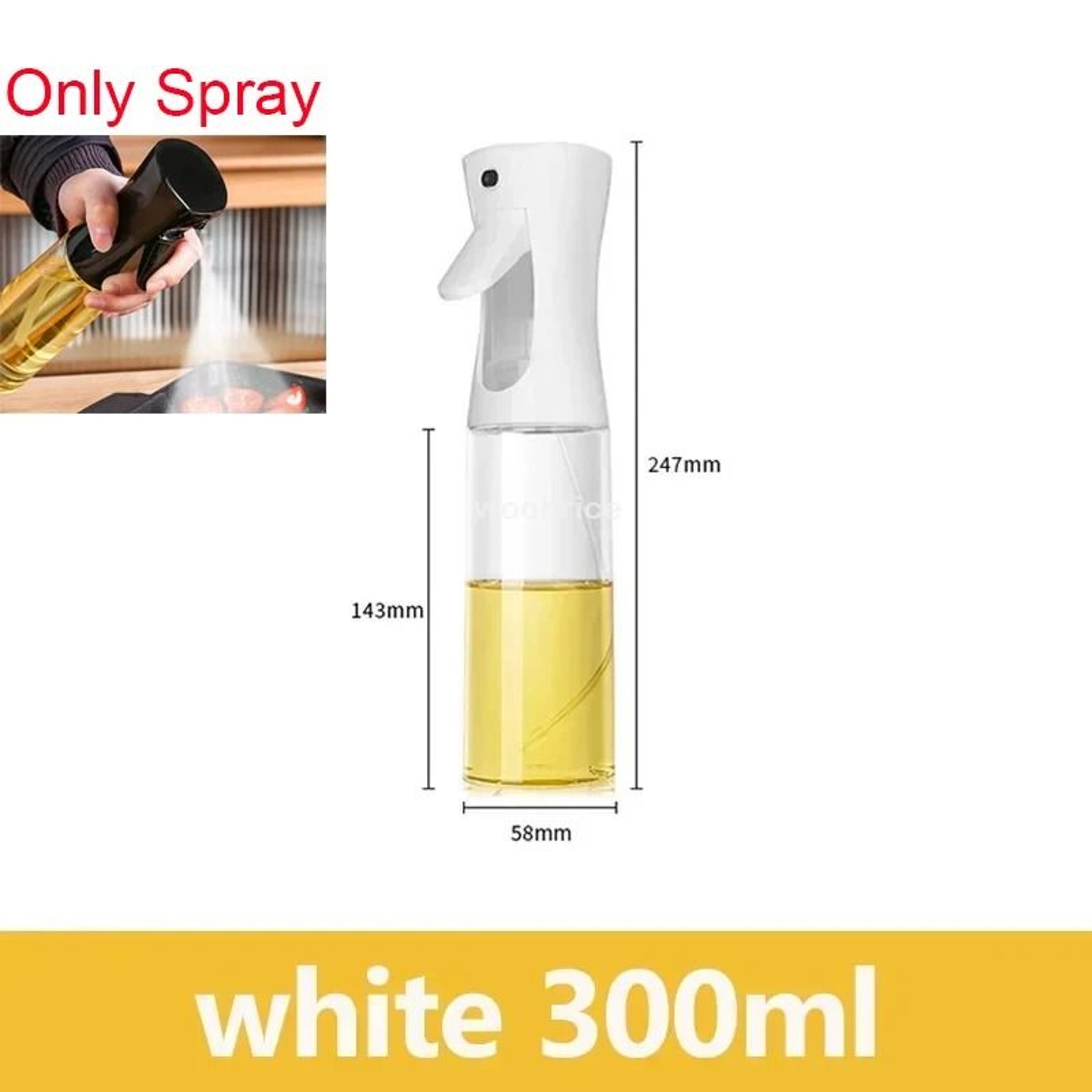 2 In 1 Olive Oil Spray And Pour Dispenser Bottle For Cooking Grilling Baking And Air Frying 12