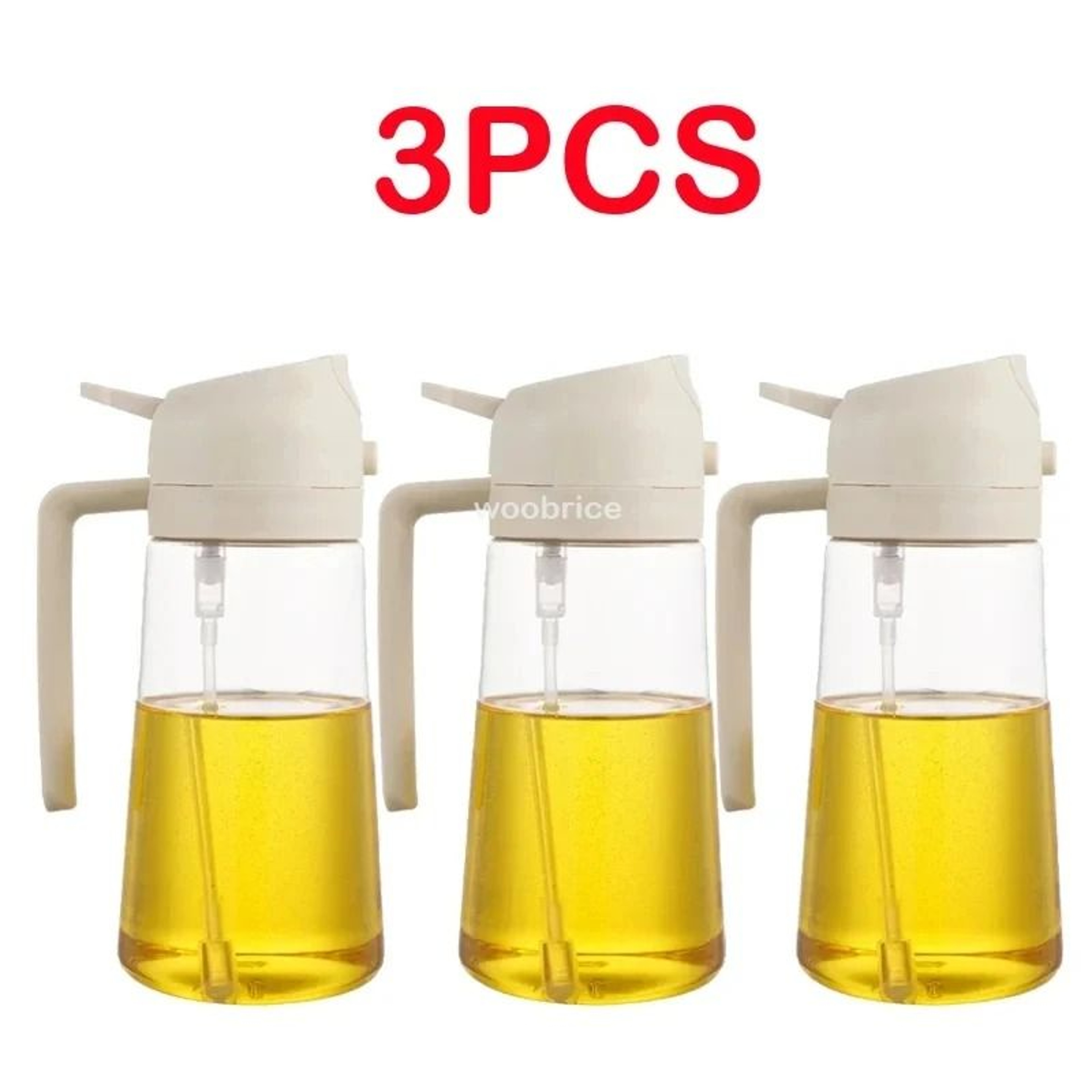 2 In 1 Olive Oil Spray And Pour Dispenser Bottle For Cooking Grilling Baking And Air Frying 25