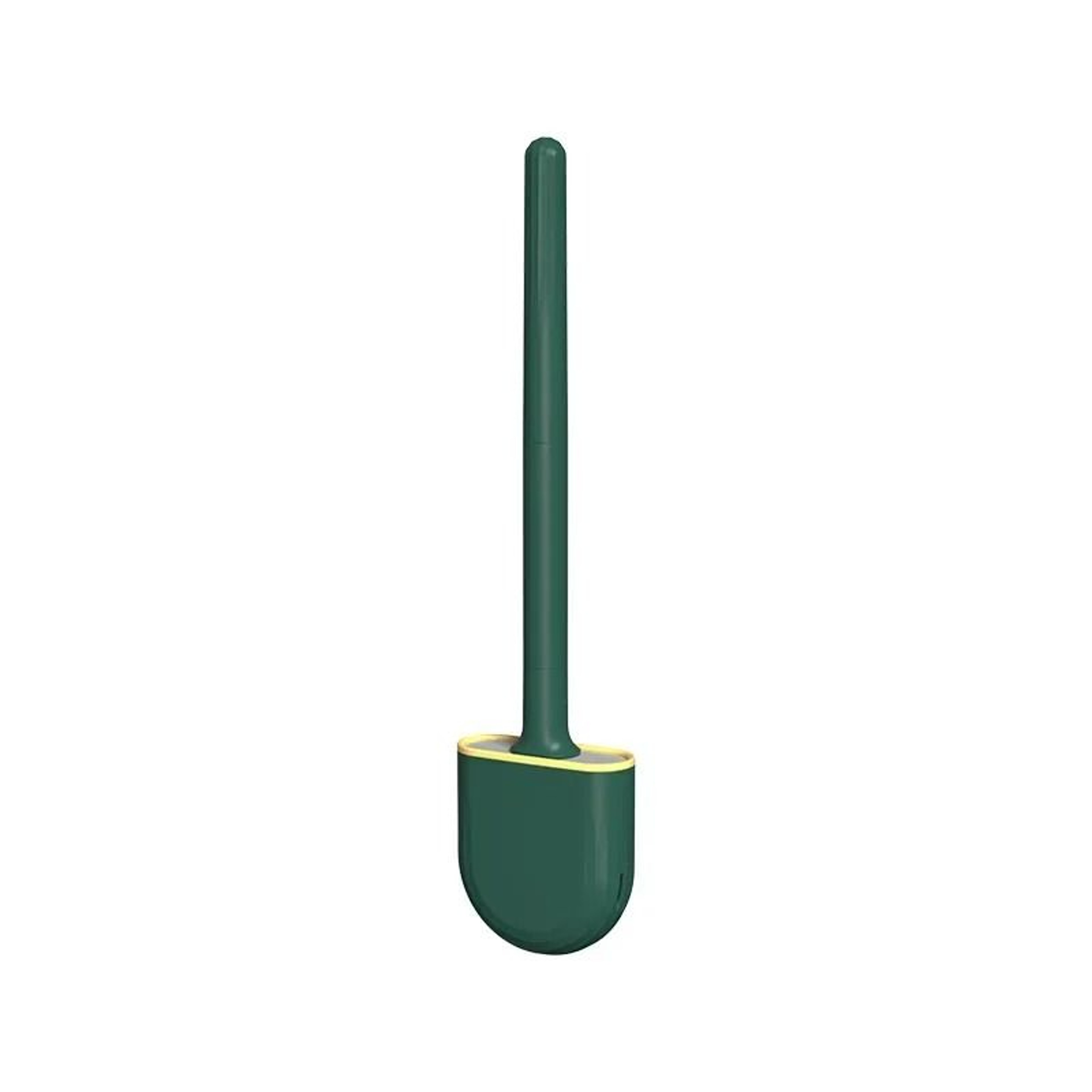 Wall Mounted Silicone Toilet Brush With Soft Bristles And Compact Holder 8