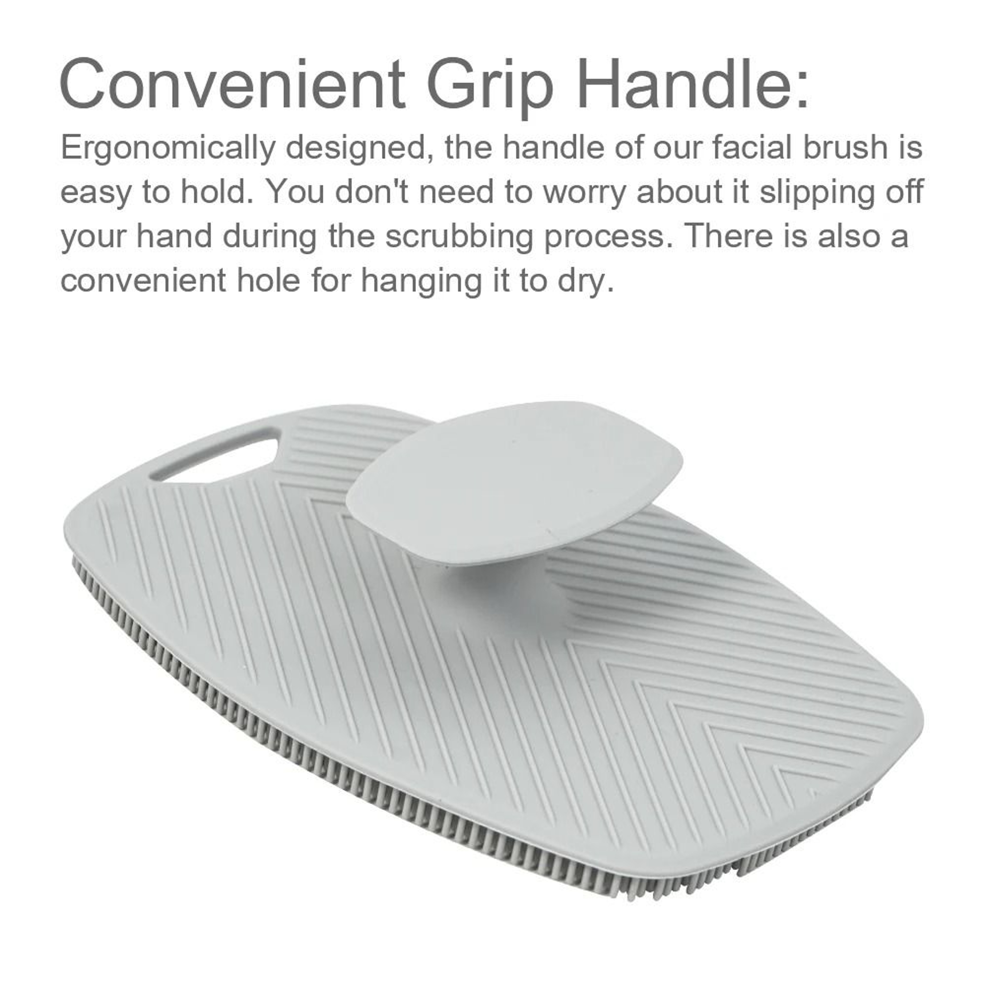 Exfoliating Silicone Body Scrubber With No Slip Handle For Deep Cleaning And Massage 2