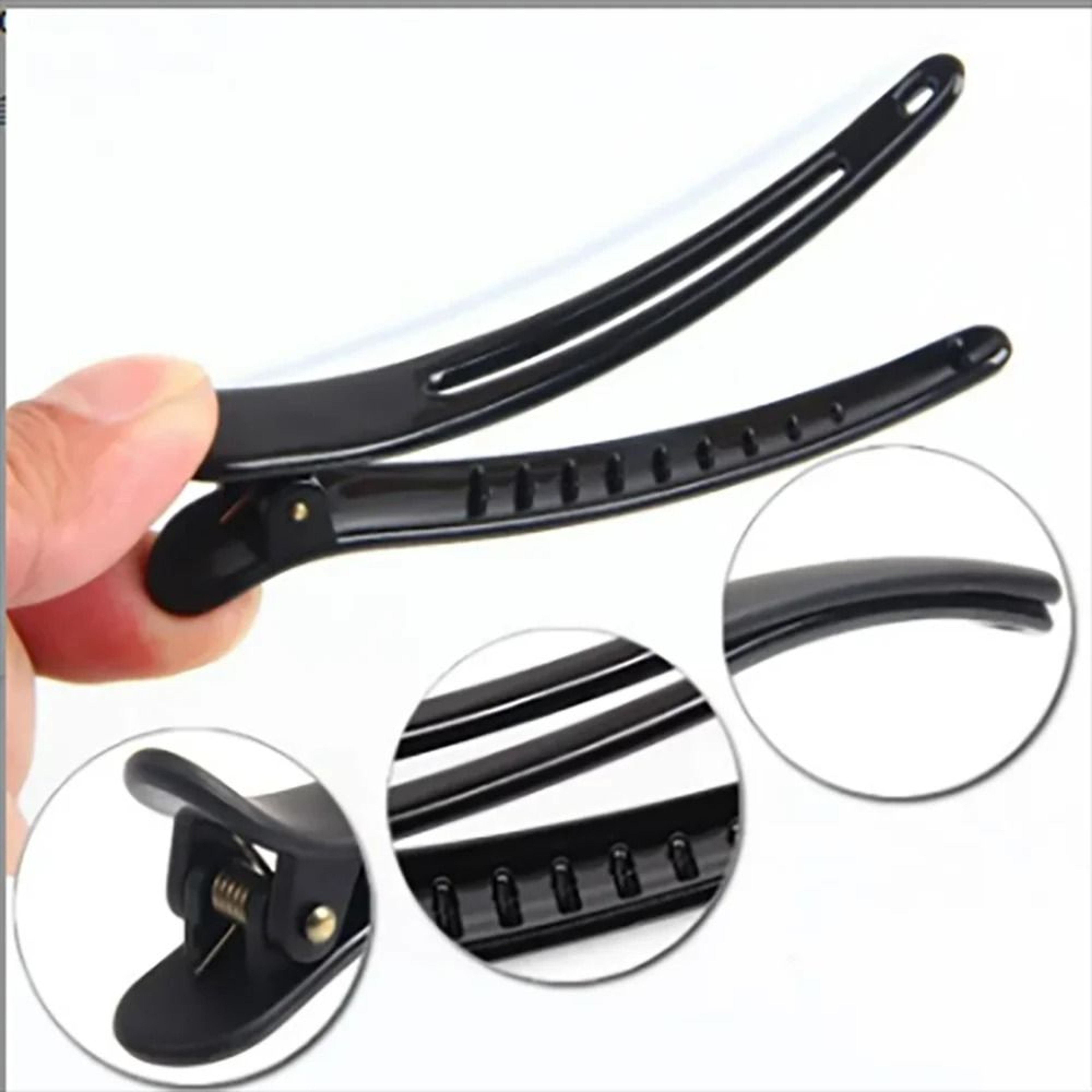 Plastic Edge Clip Hairpin Set For Hair Styling And Sectioning Tools 1