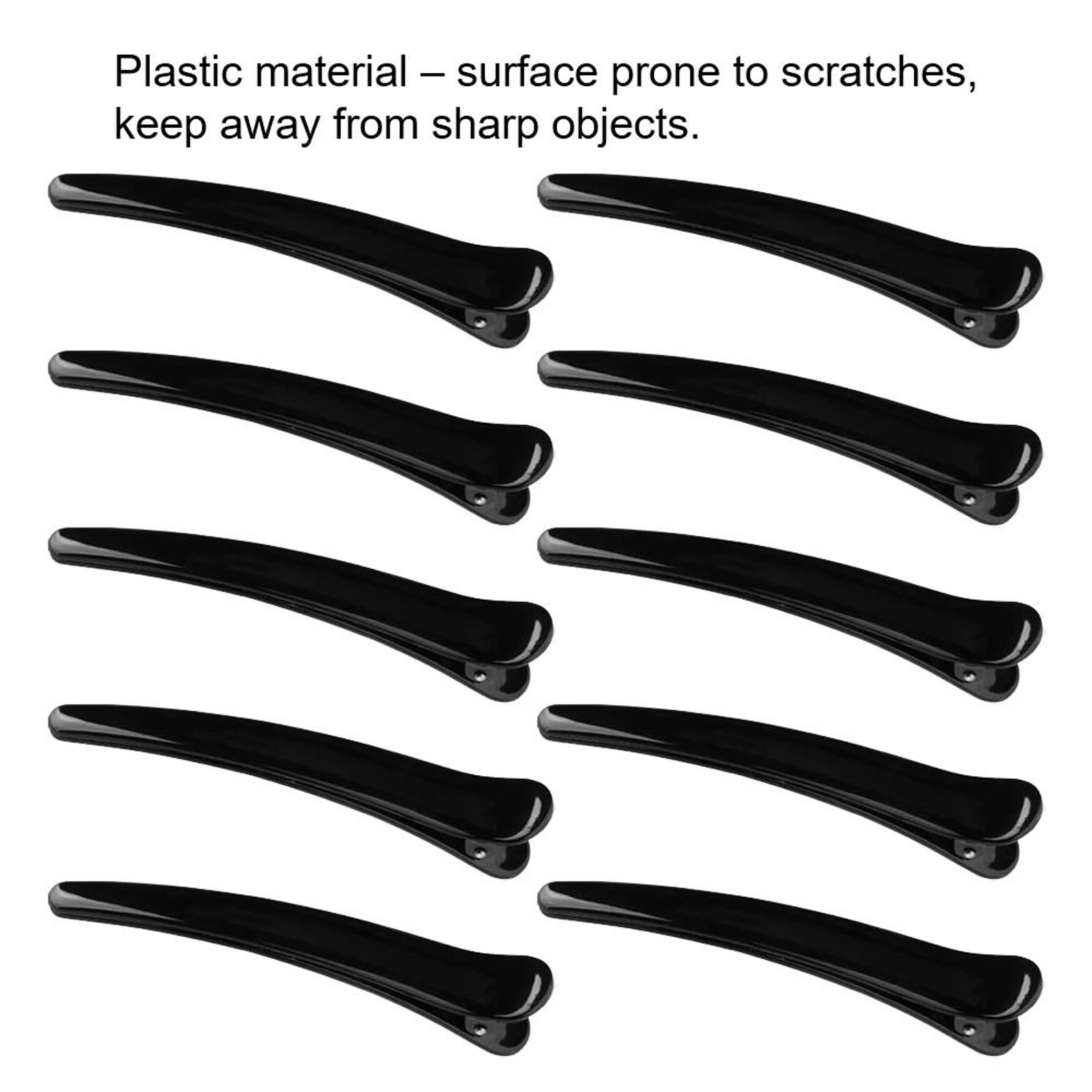 Plastic Edge Clip Hairpin Set For Hair Styling And Sectioning Tools 5