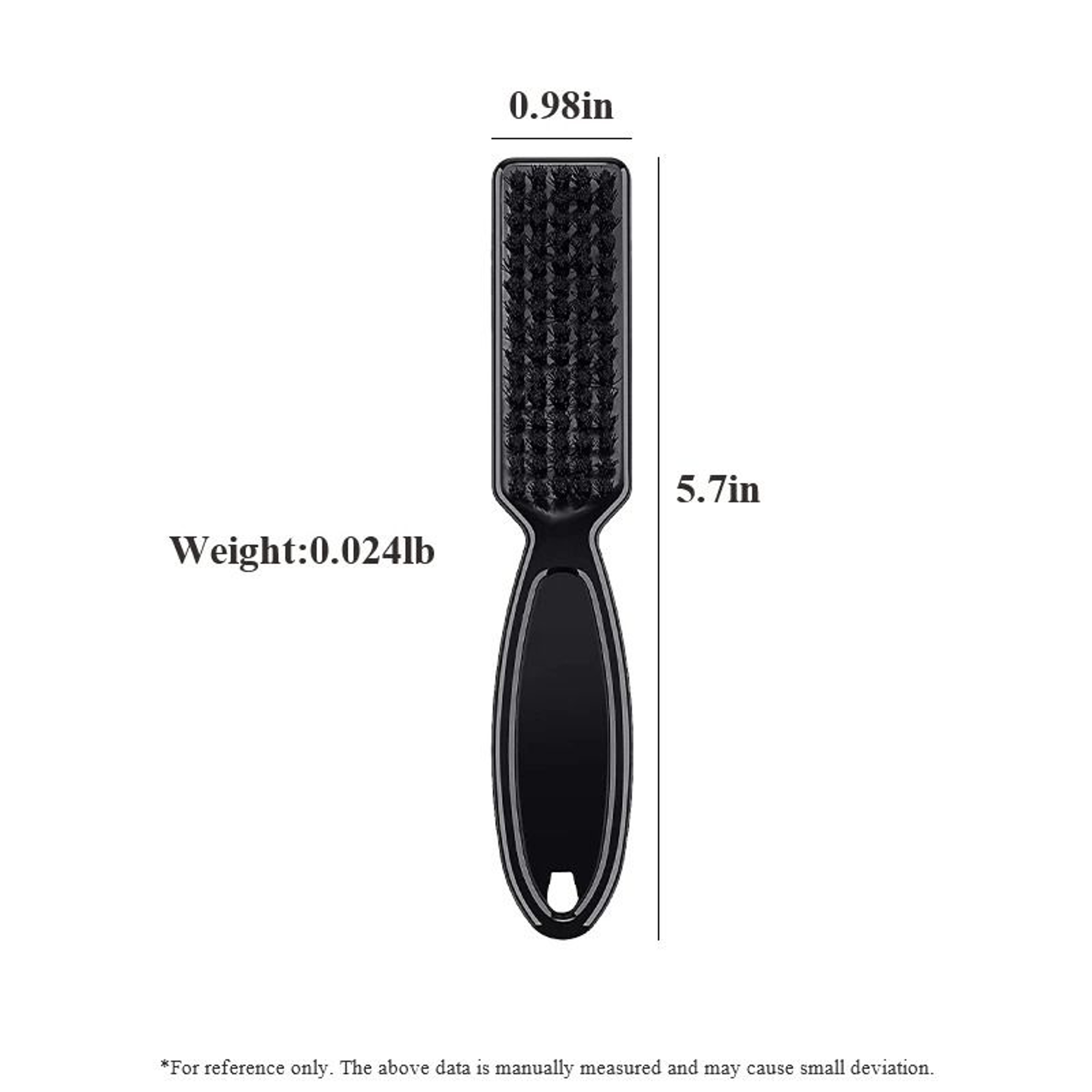 Black Small Beard Styling Brush Professional Shave Beard Brush 1