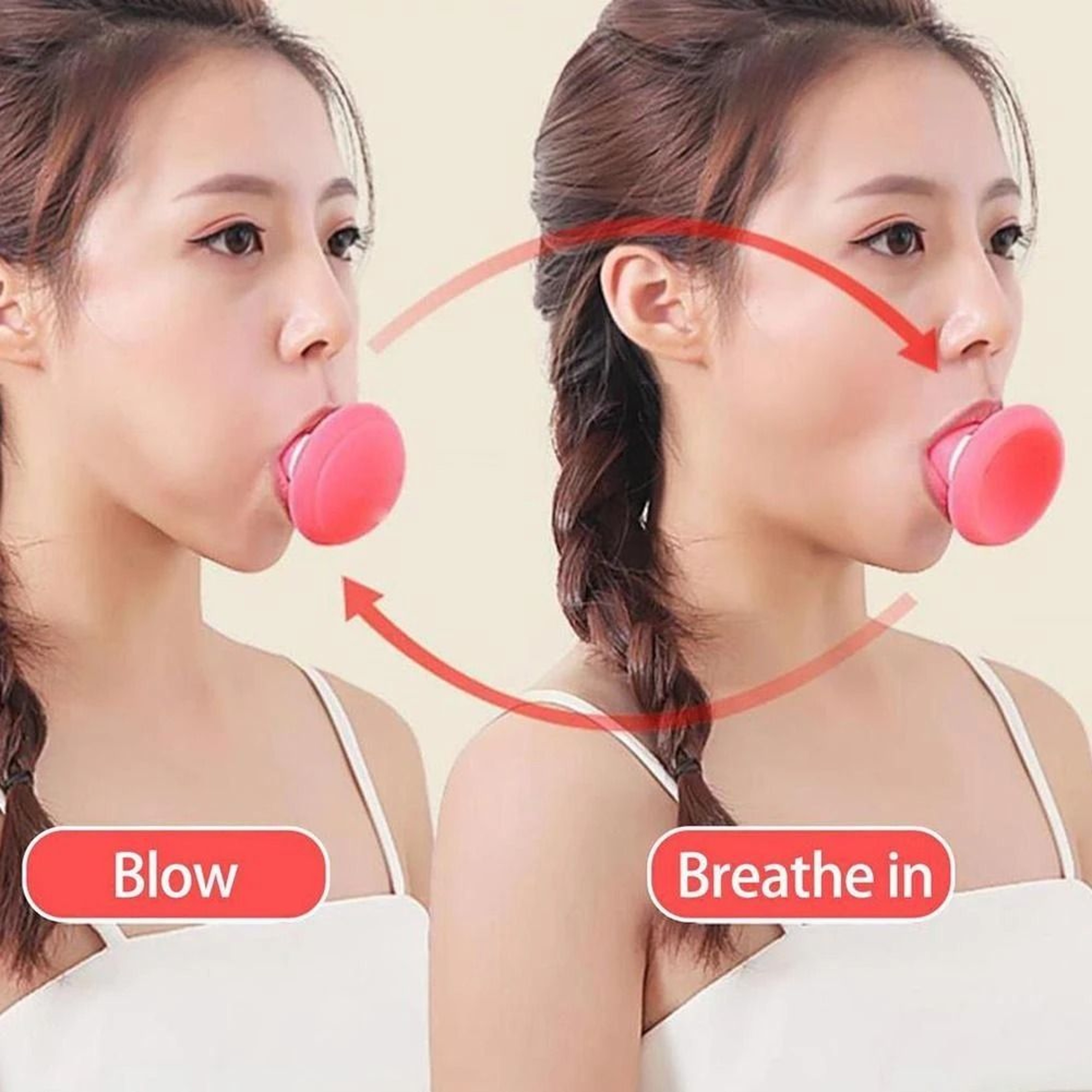 Silica Gel Mouth Jaw Exerciser Slimming Face Lift Tool Chin V Face Lifting Double Thin Wrinkle Remo 4