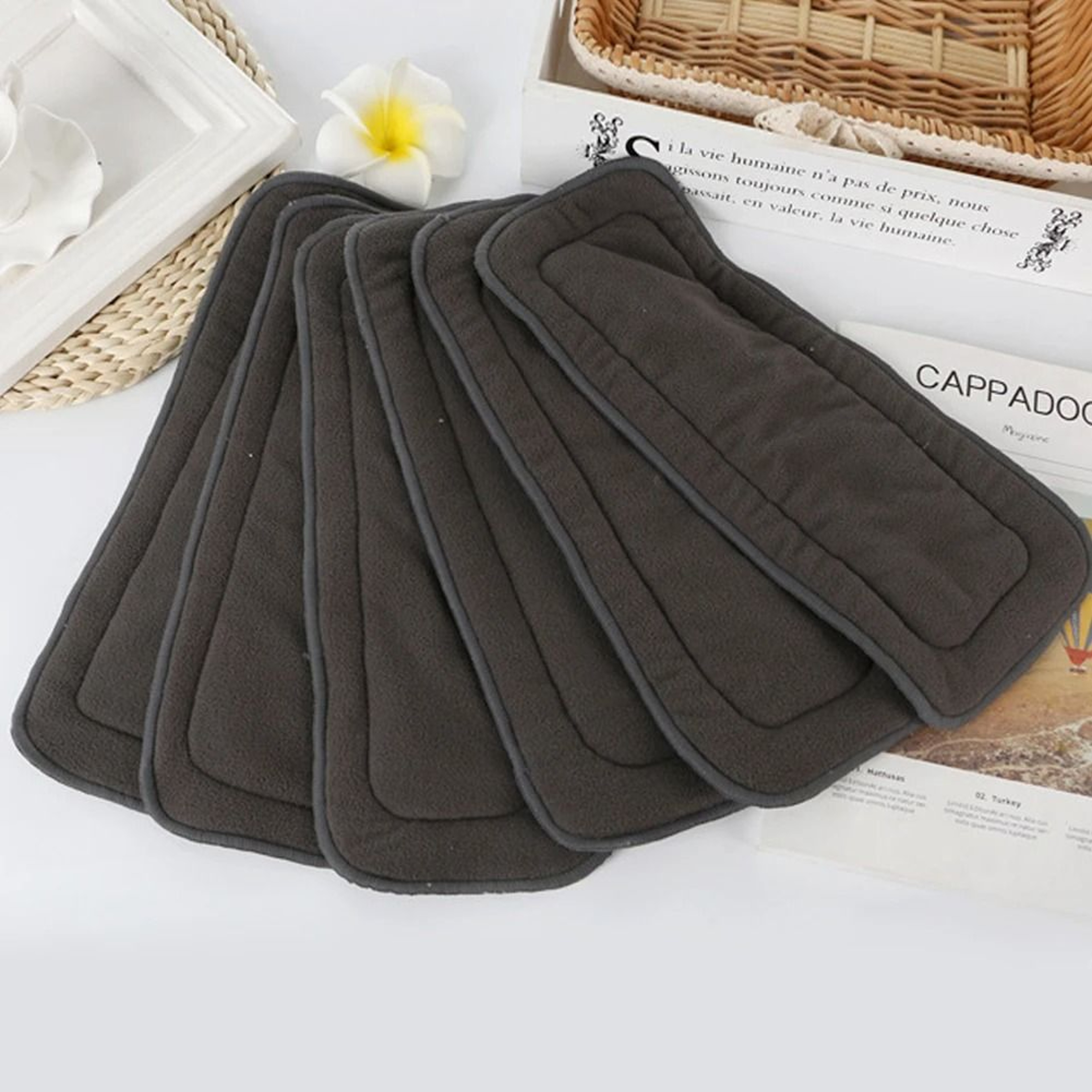 High Absorption Bamboo Charcoal Reusable Adult Diaper With Five Layer Protection 2