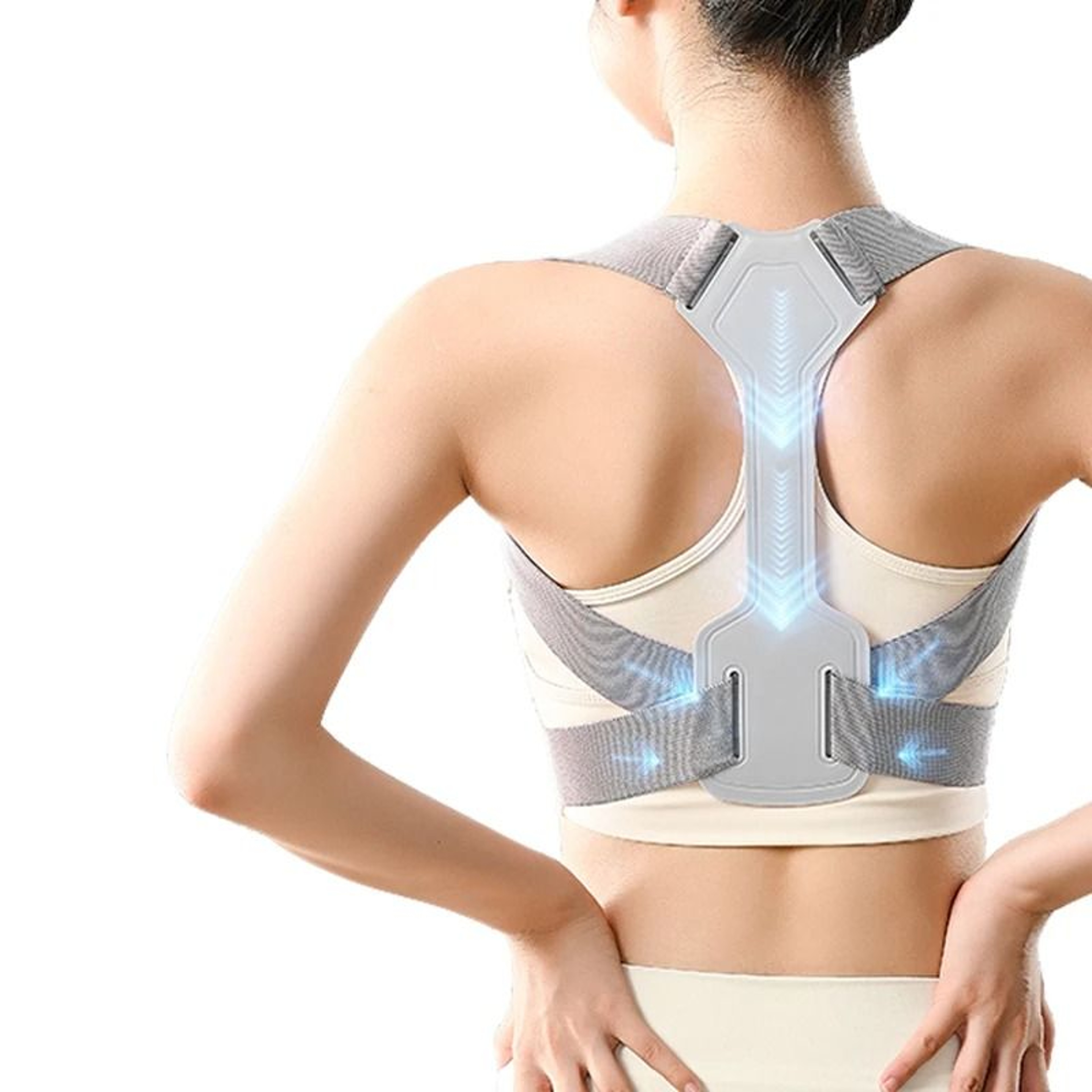 Breathable Adjustable Posture Corrector Belt For Back And Neck Support 6