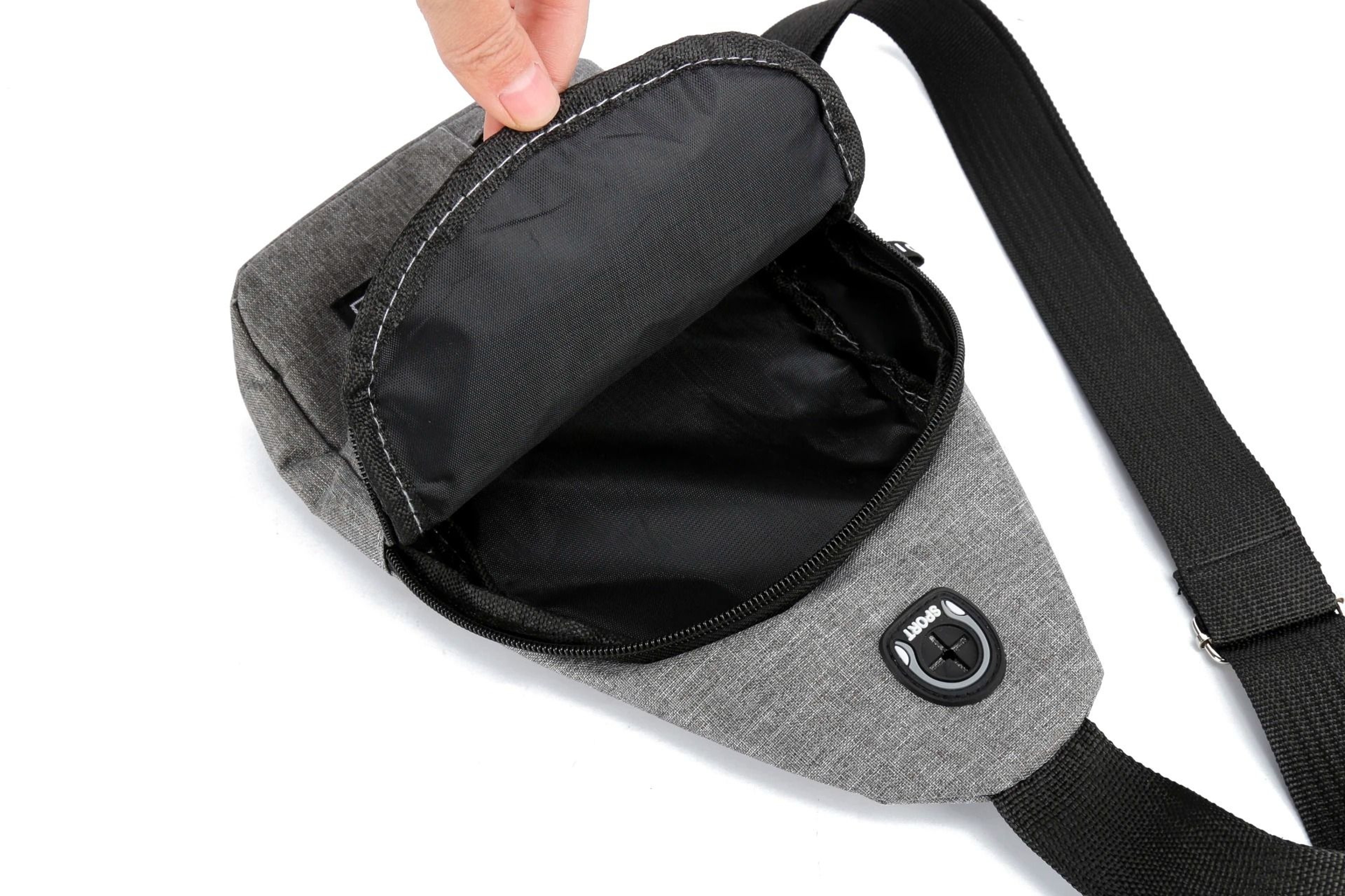 Mens Trendy Crossbody Chest Bag With Adjustable Shoulder Strap For Everyday Carry 5