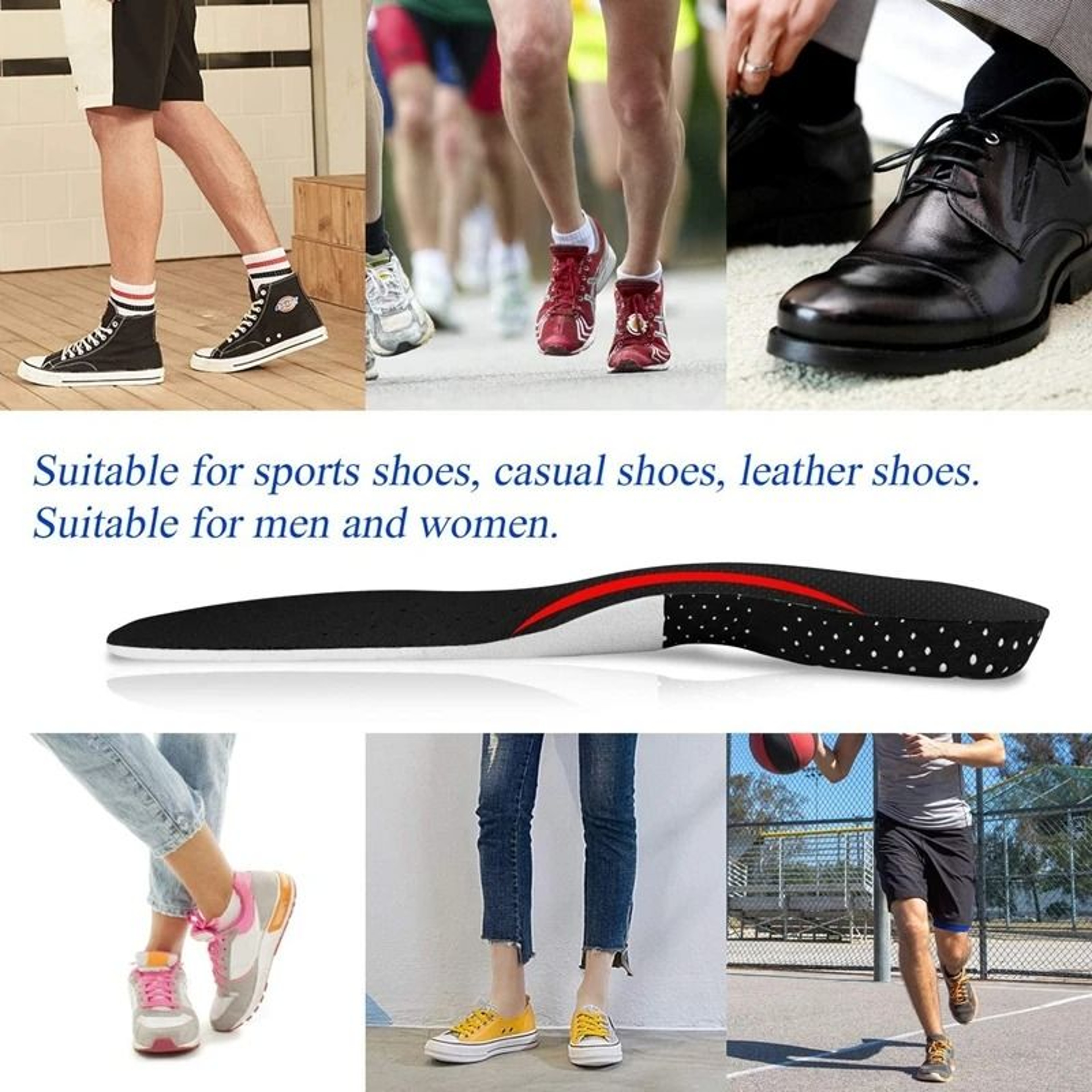 Orthopedic Memory Foam Gel Insoles With Arch Support For Running And Daily Comfort 5
