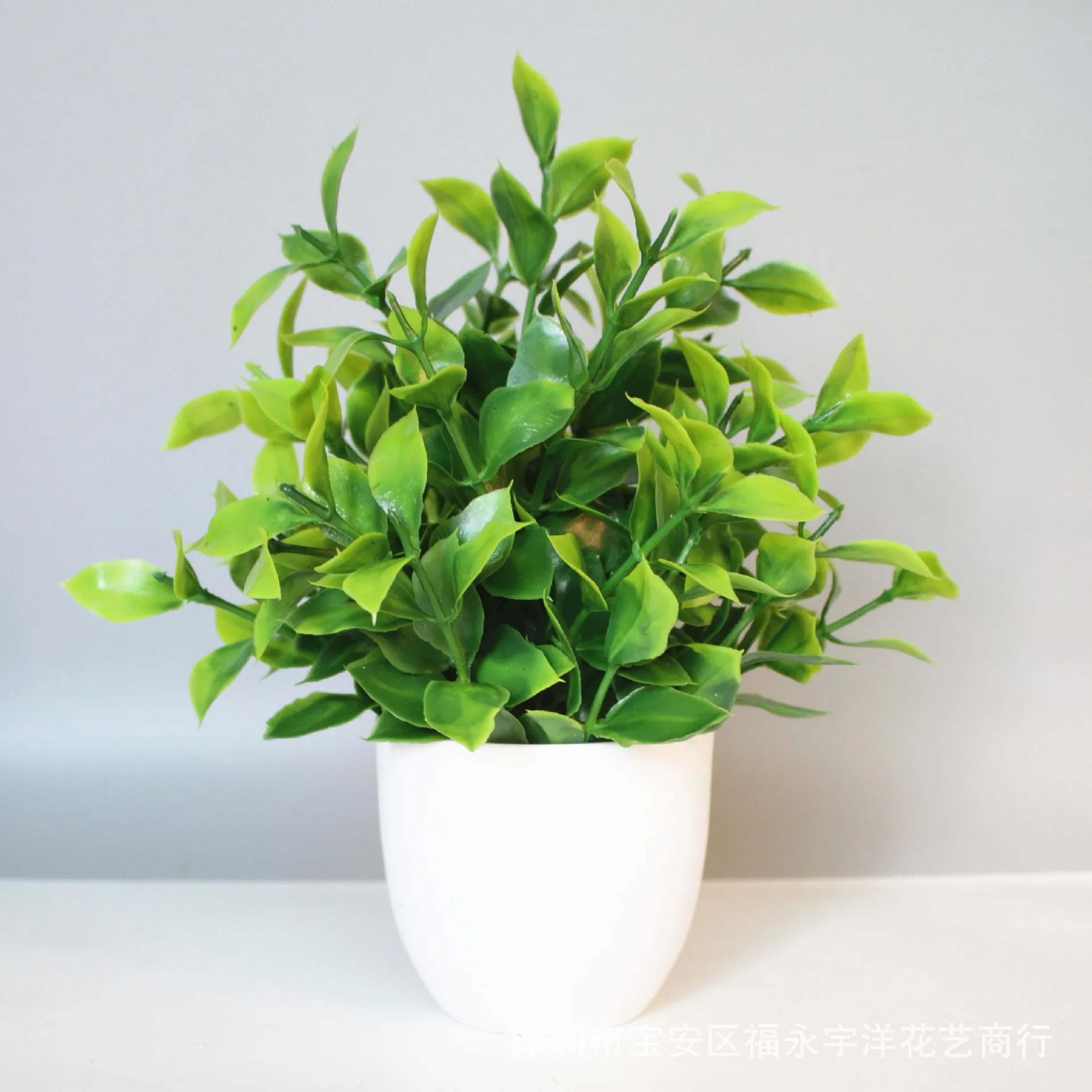 Artificial Potted Plant Desktop Home Office Shelf Decor 12