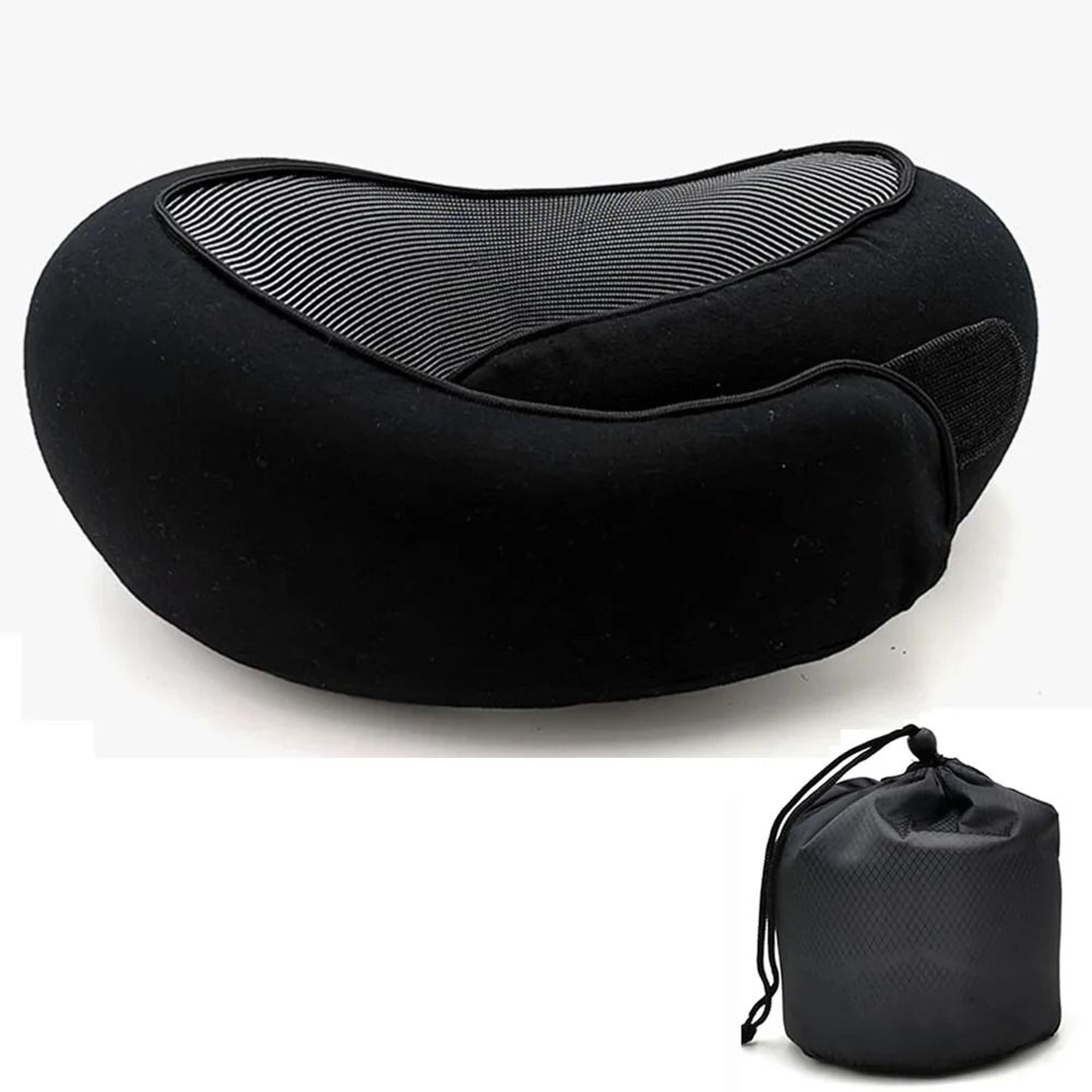 Travel Neck Pillow Memory Foam U Shaped Snail Style Pillow For Travel Support 9