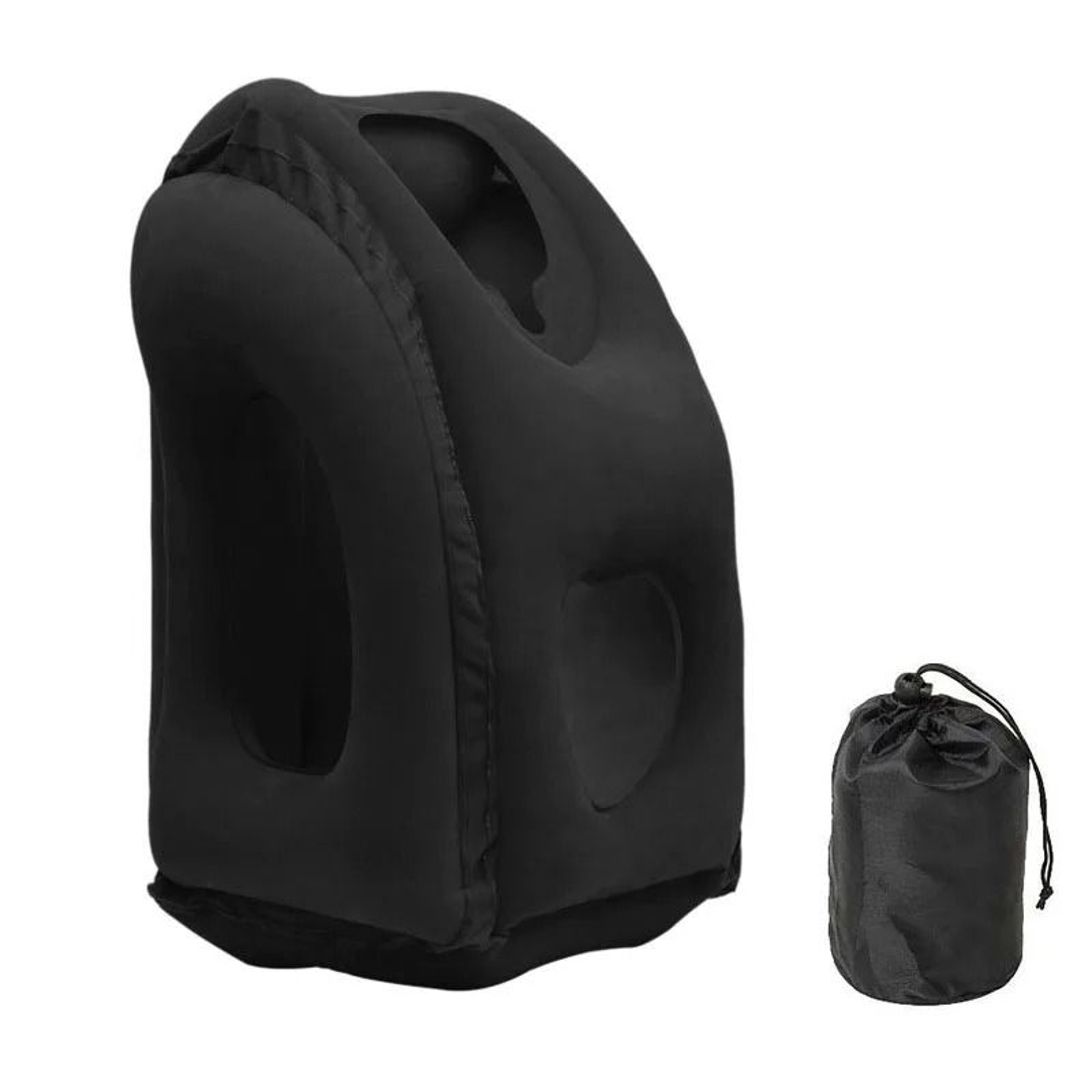Inflatable Travel Pillow Portable Chin Support Neck Pillow For Rest 7