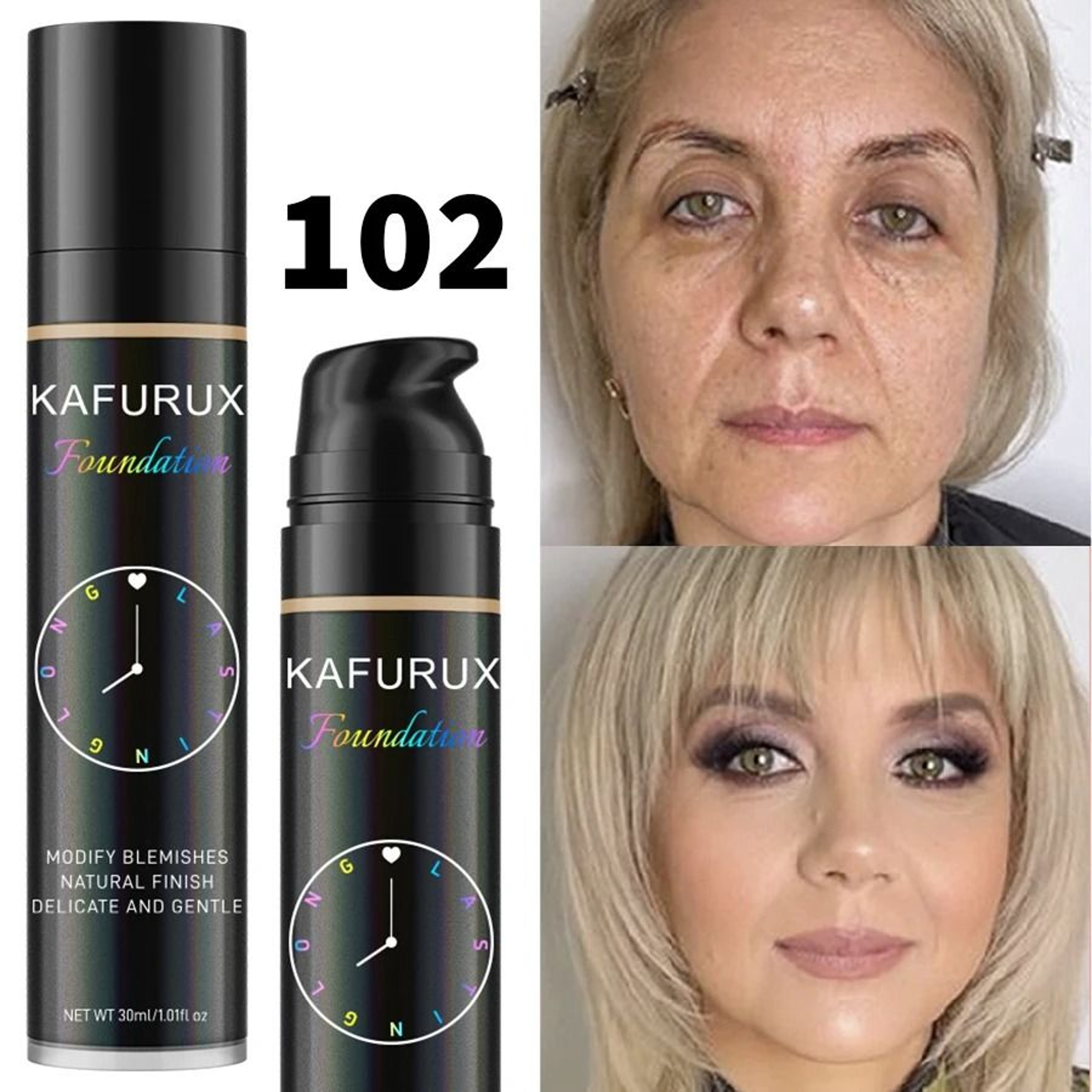 Liquid Foundation Waterproof Concealer Face Makeup Base 8