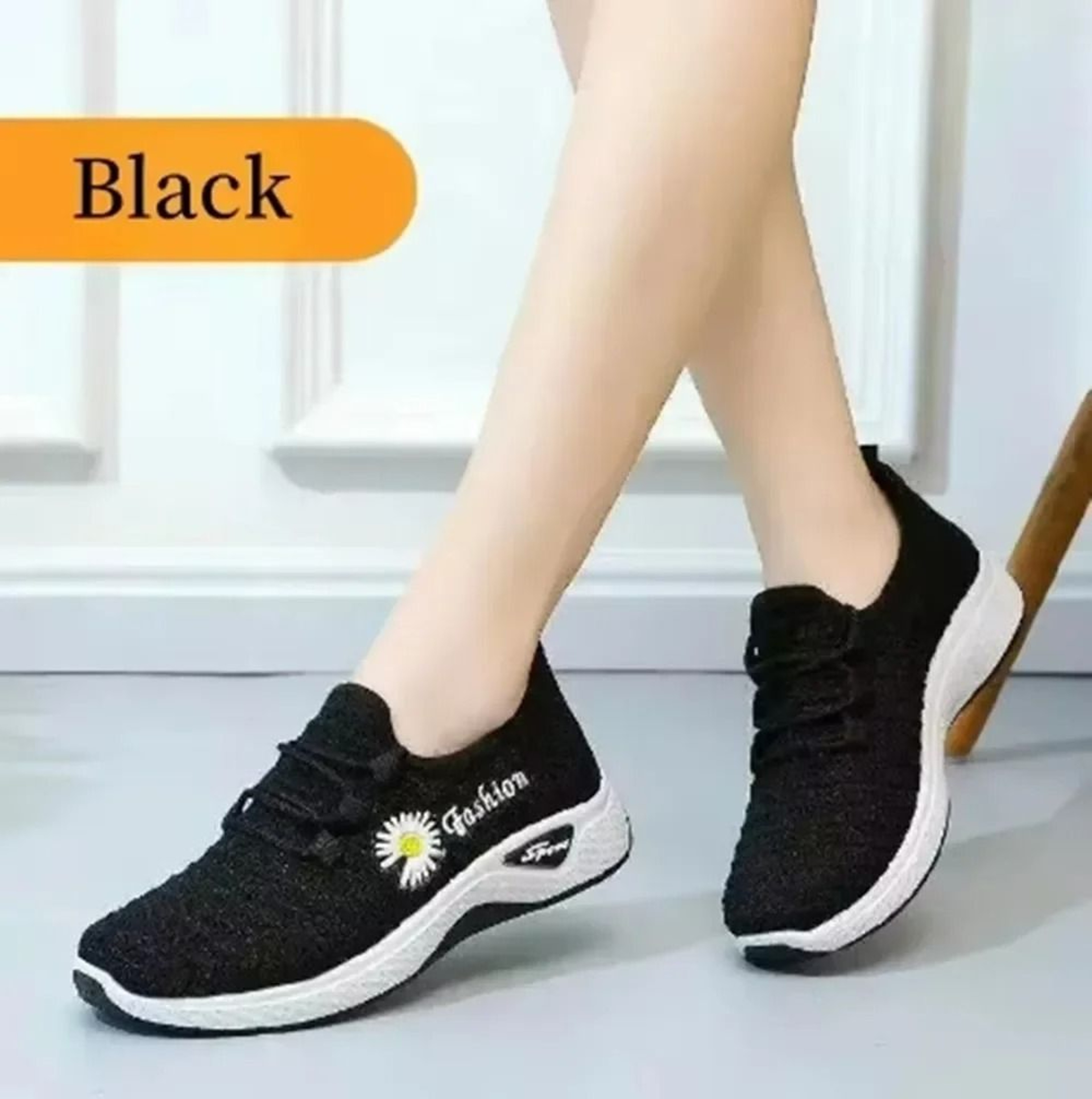 Women Running Shoes Breathable Soft Sole Casual Net Sneakers 8
