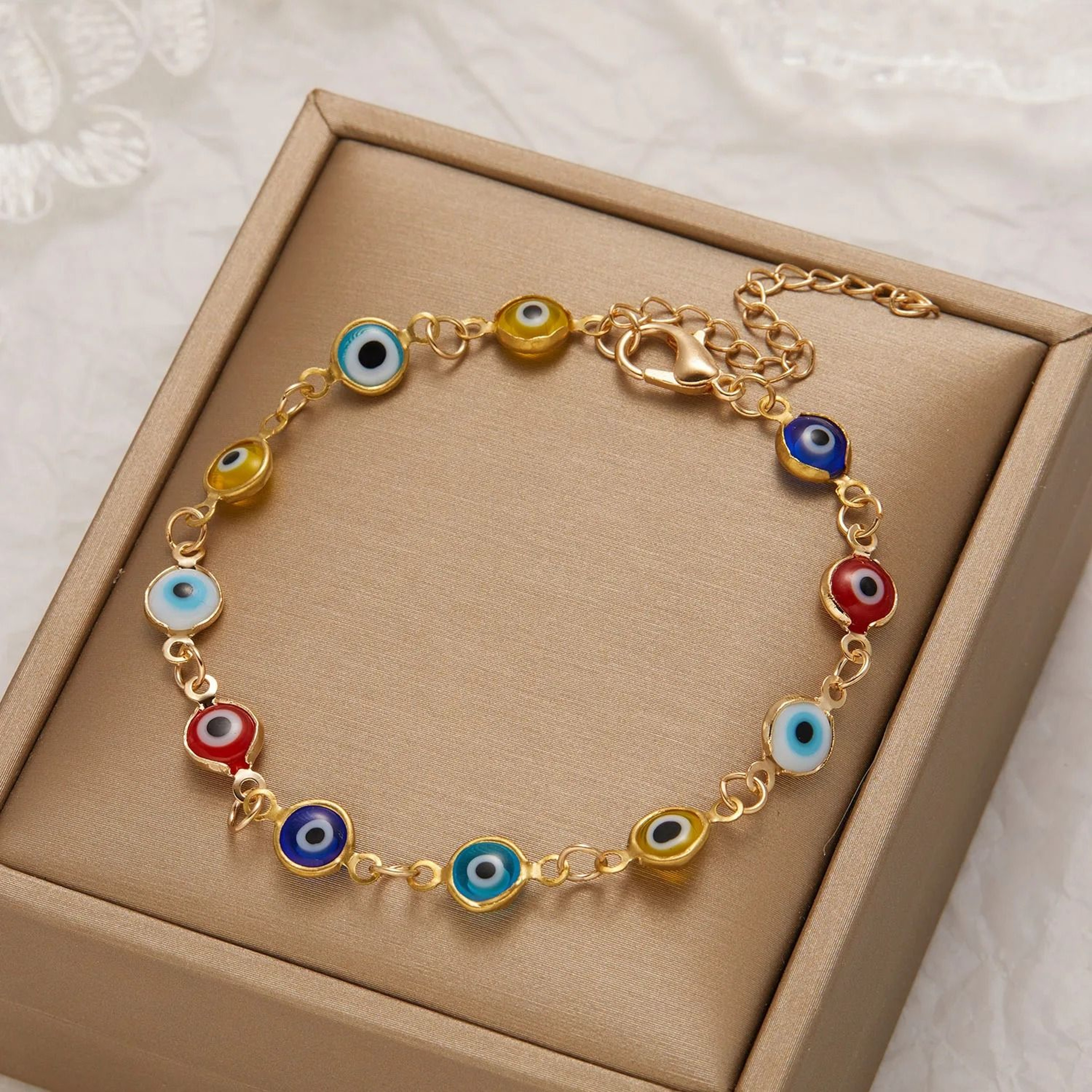 Lucky Turkey Evil Eye Adjustable Bracelet For Men And Women 10