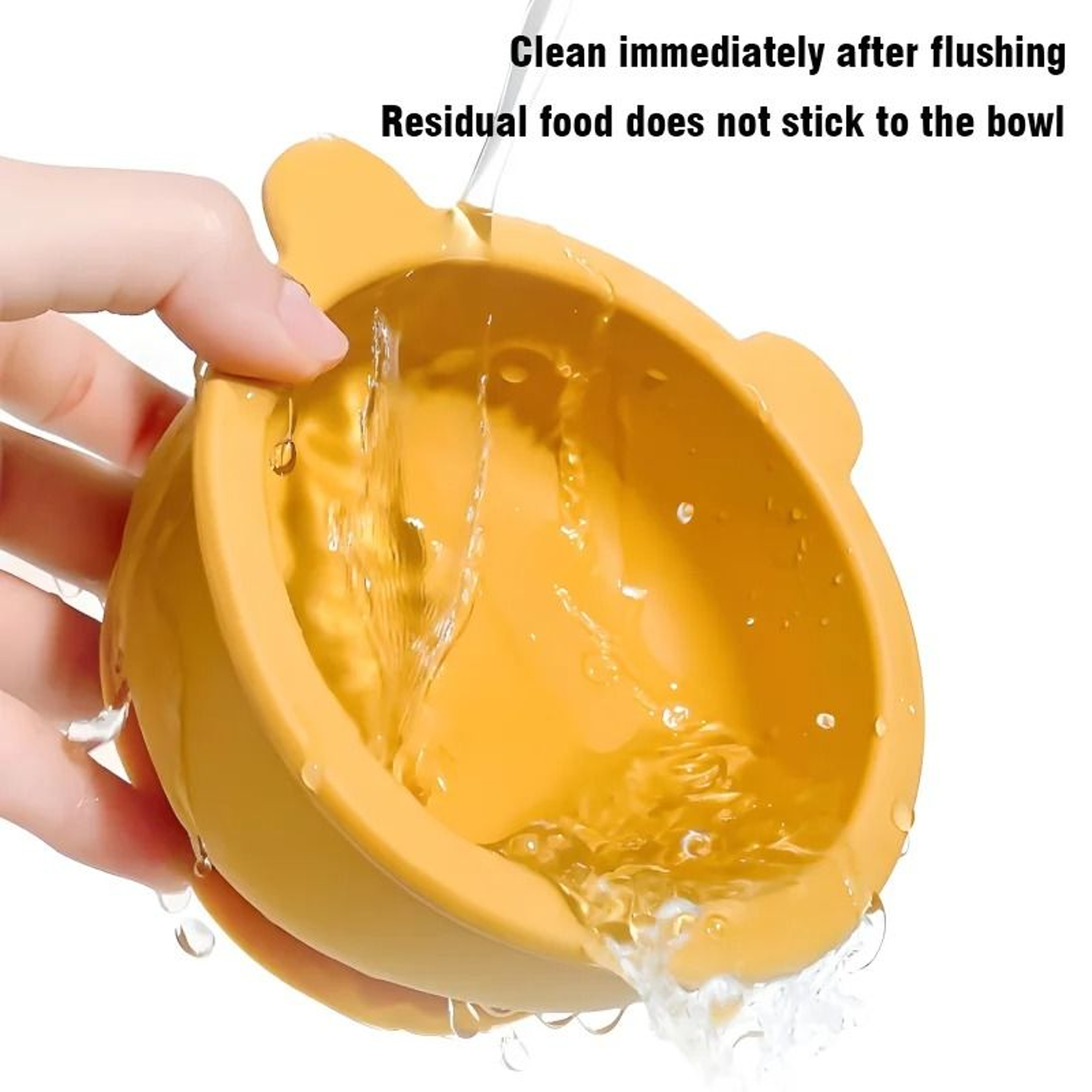 Baby Silicone Suction Food Bowl For Toddlers Learning To Eat 1