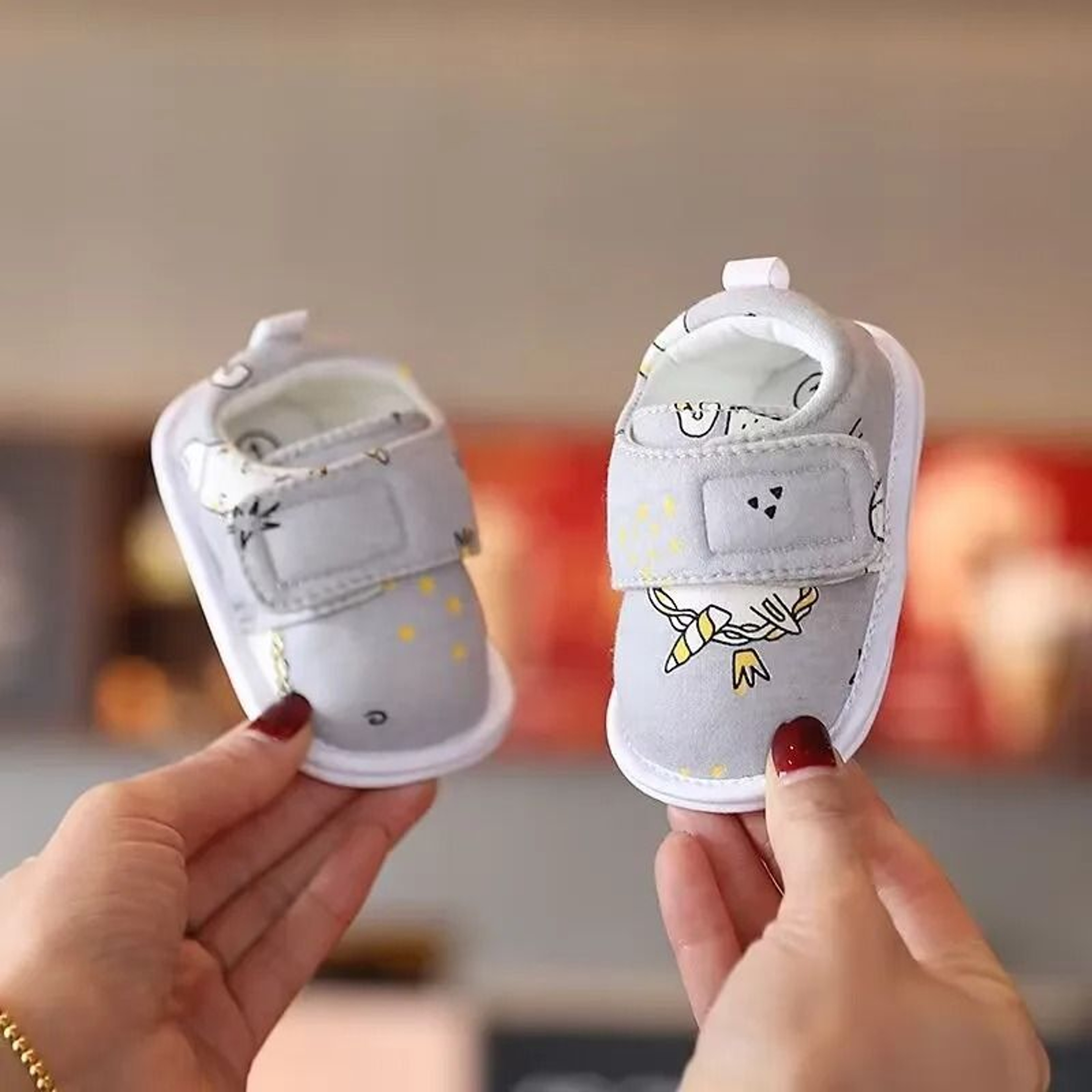 Cute Bear Soft Sole Baby Sandals Anti Kick First Step Shoes 19