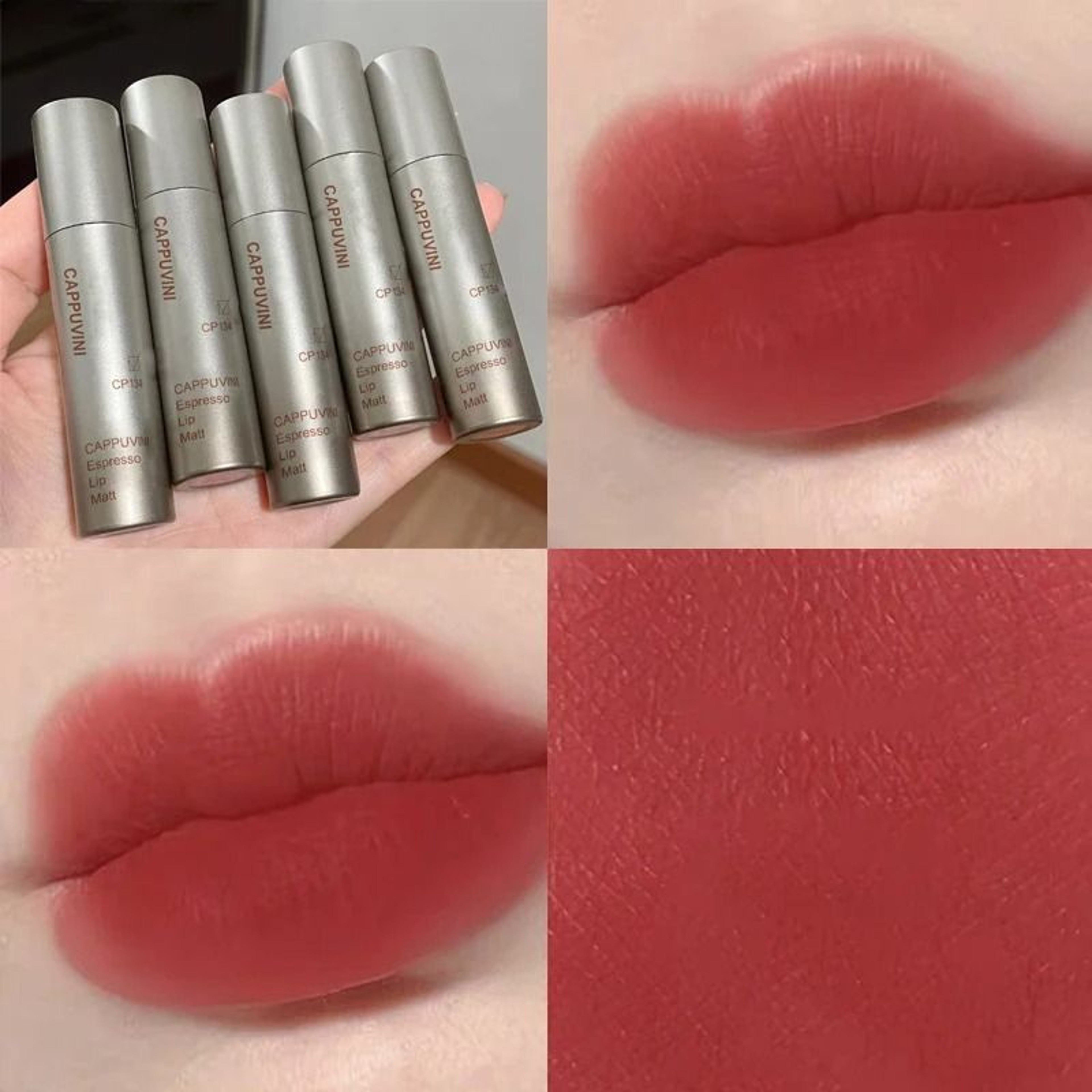 Silicone Velvet Matte Waterproof Lip Gloss NonStick Cup Liquid Lipstick 9