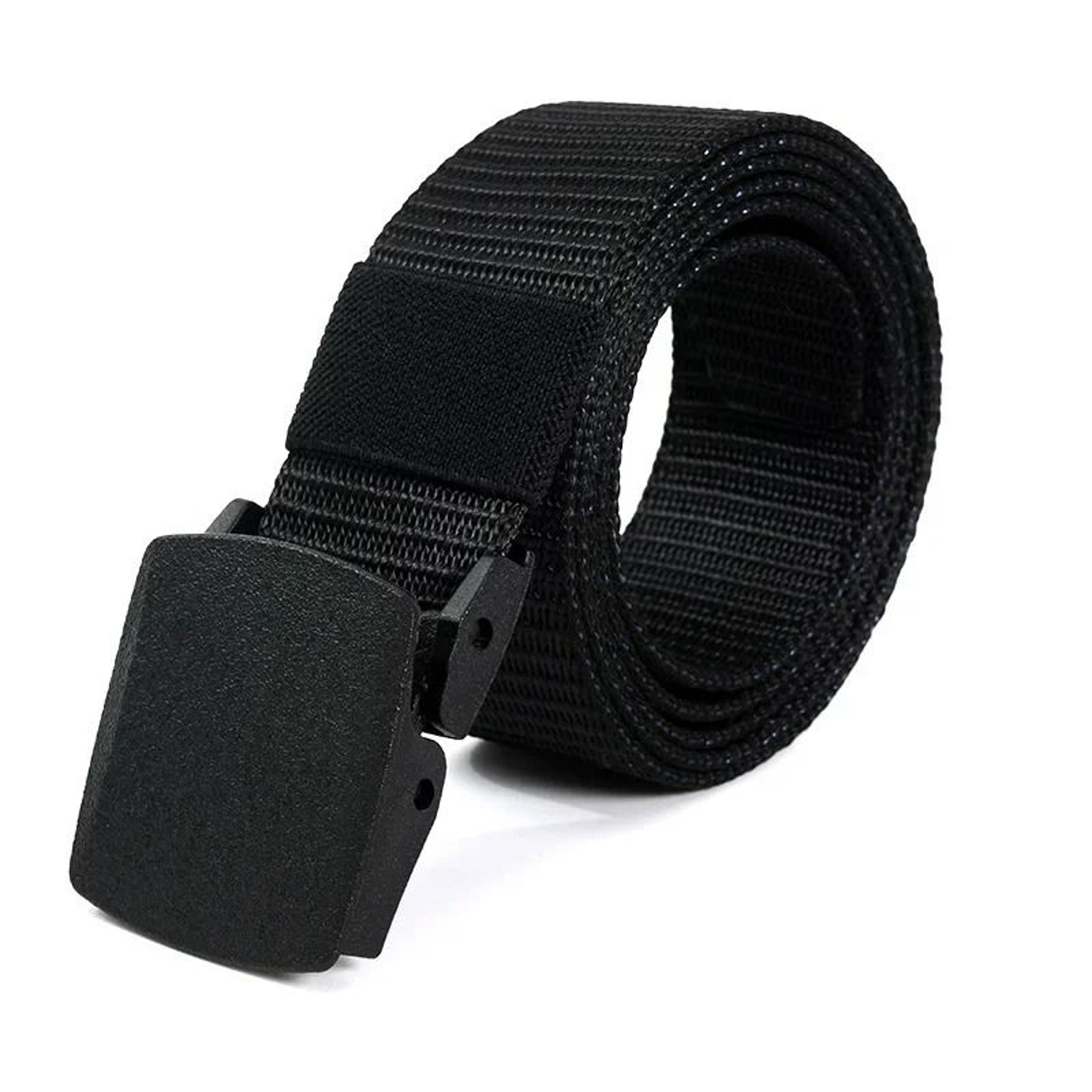 Nylon Tactical Belt With Plastic Buckle Lightweight Metal Free Canvas Belt 4