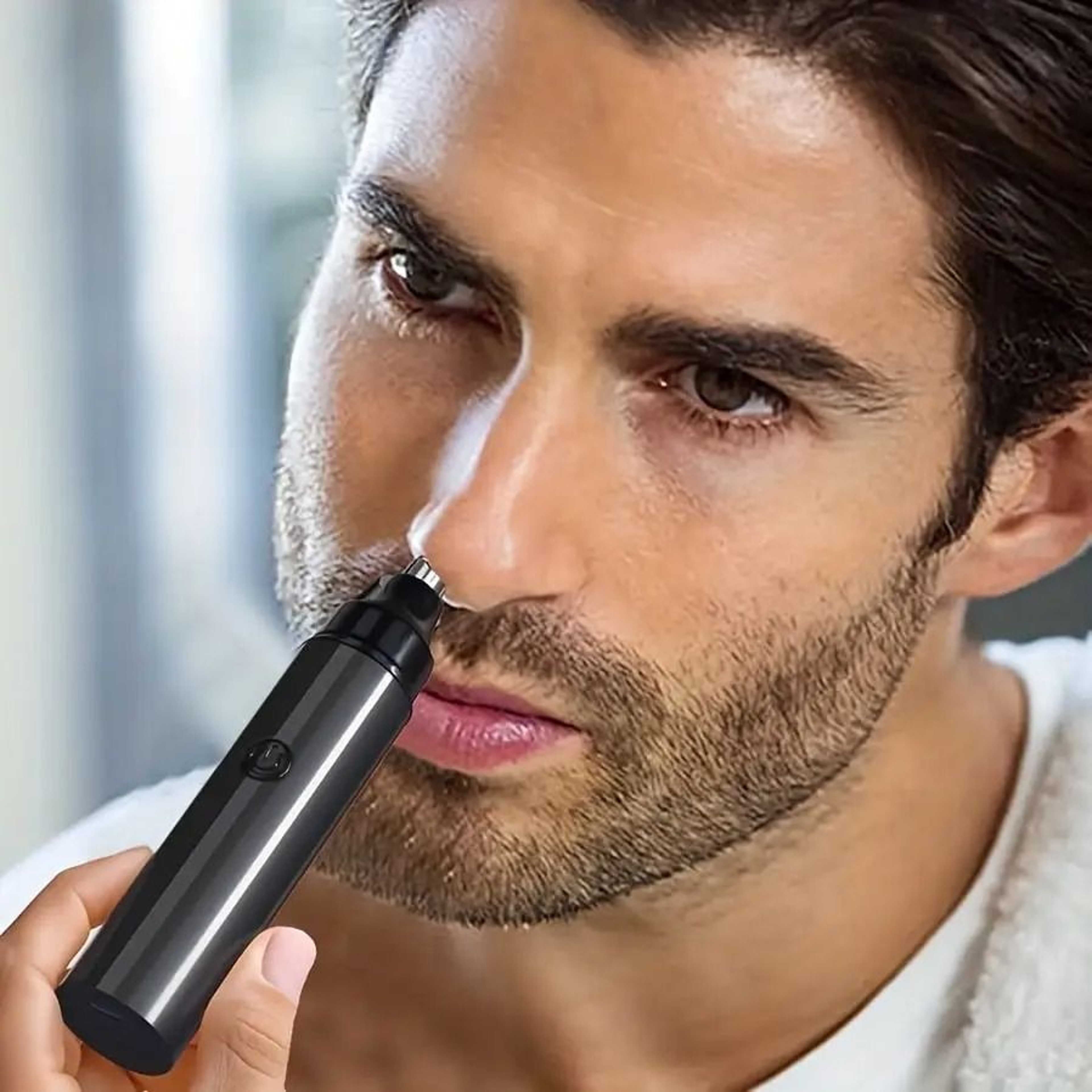 Rechargeable Nose Hair Trimmer And Facial Hair Remover For Men 1
