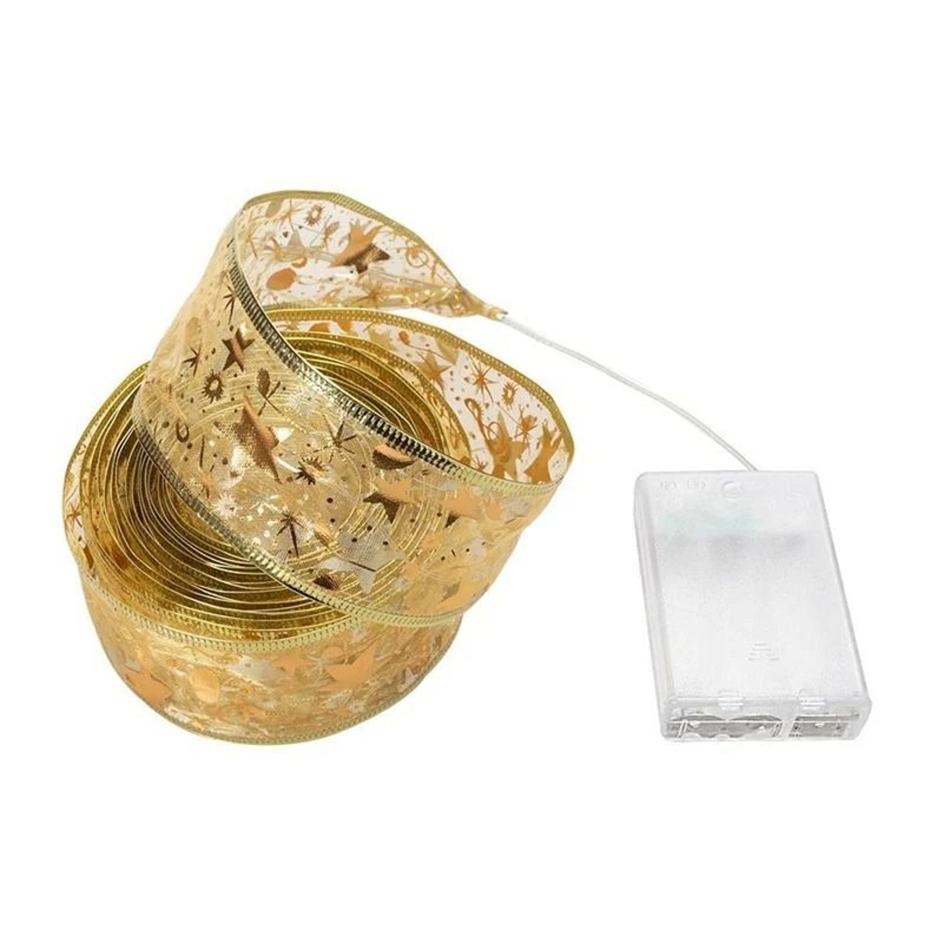 Christmas Ribbon Fairy Light String For Holiday Home Decorations 5