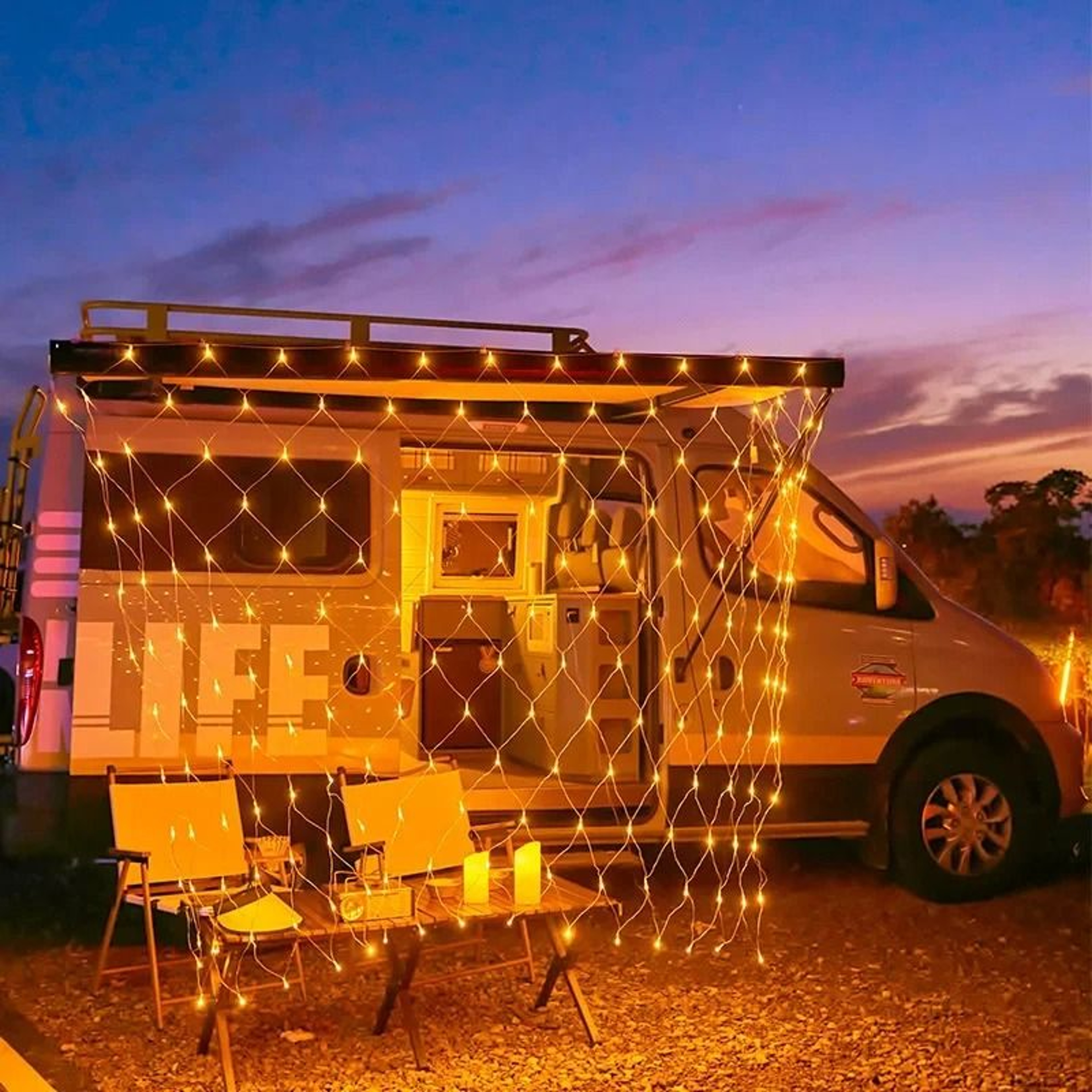 Christmas Net Mesh LED String Light For Holiday Party And Garden Decoration 2