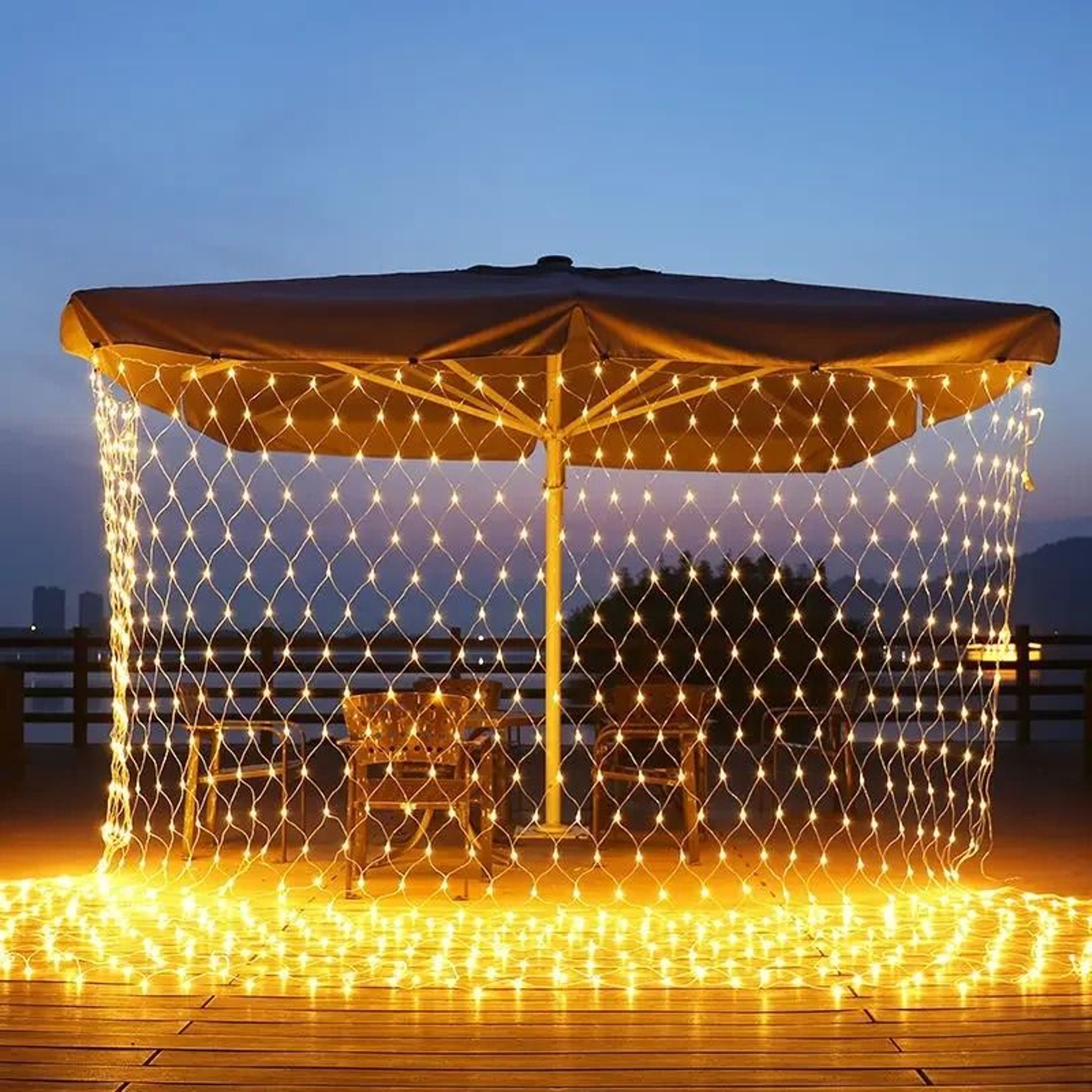 Christmas Net Mesh LED String Light For Holiday Party And Garden Decoration 7