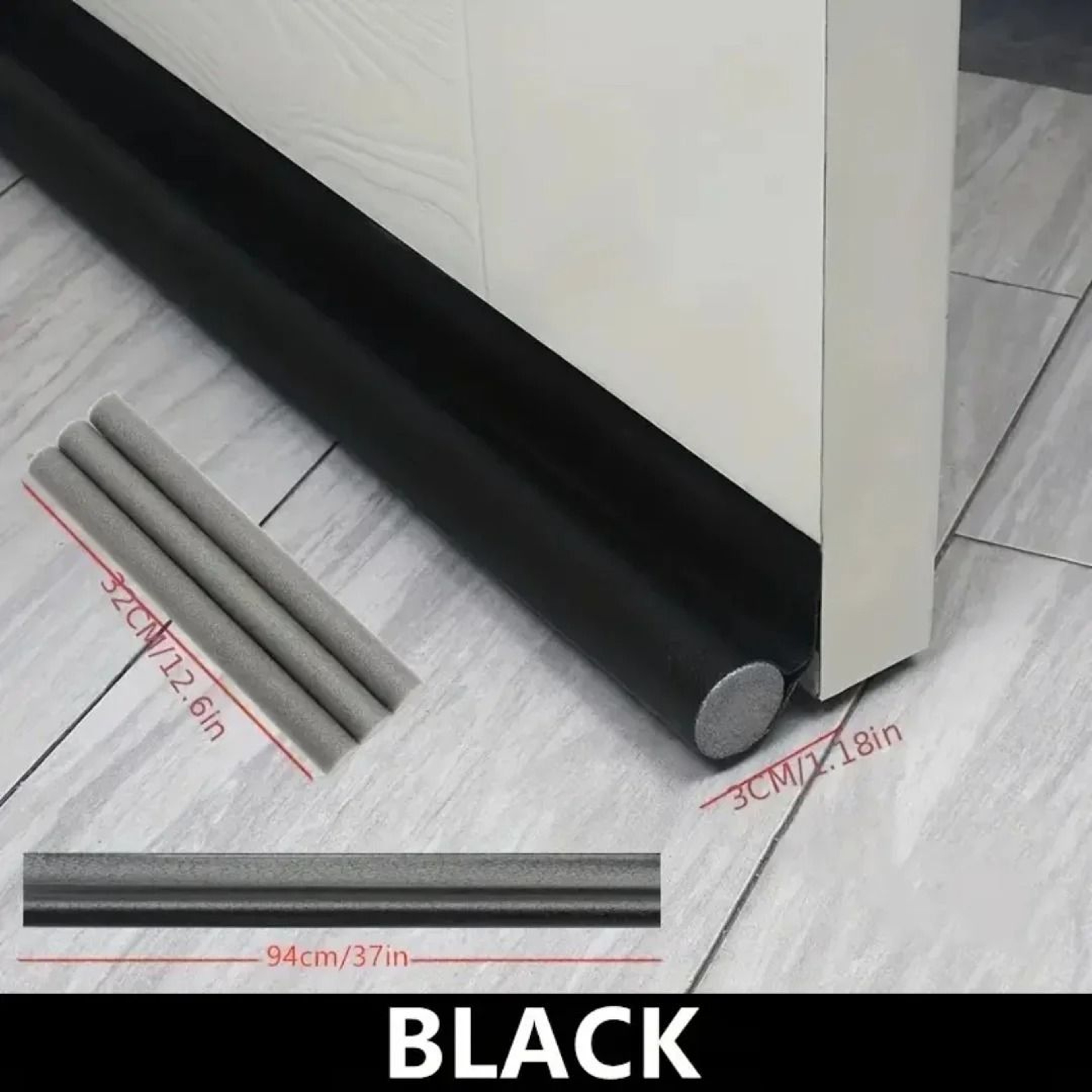 Adjustable Door Bottom Sealing Strip With Foam Draft Blocker For Weather Protection 10