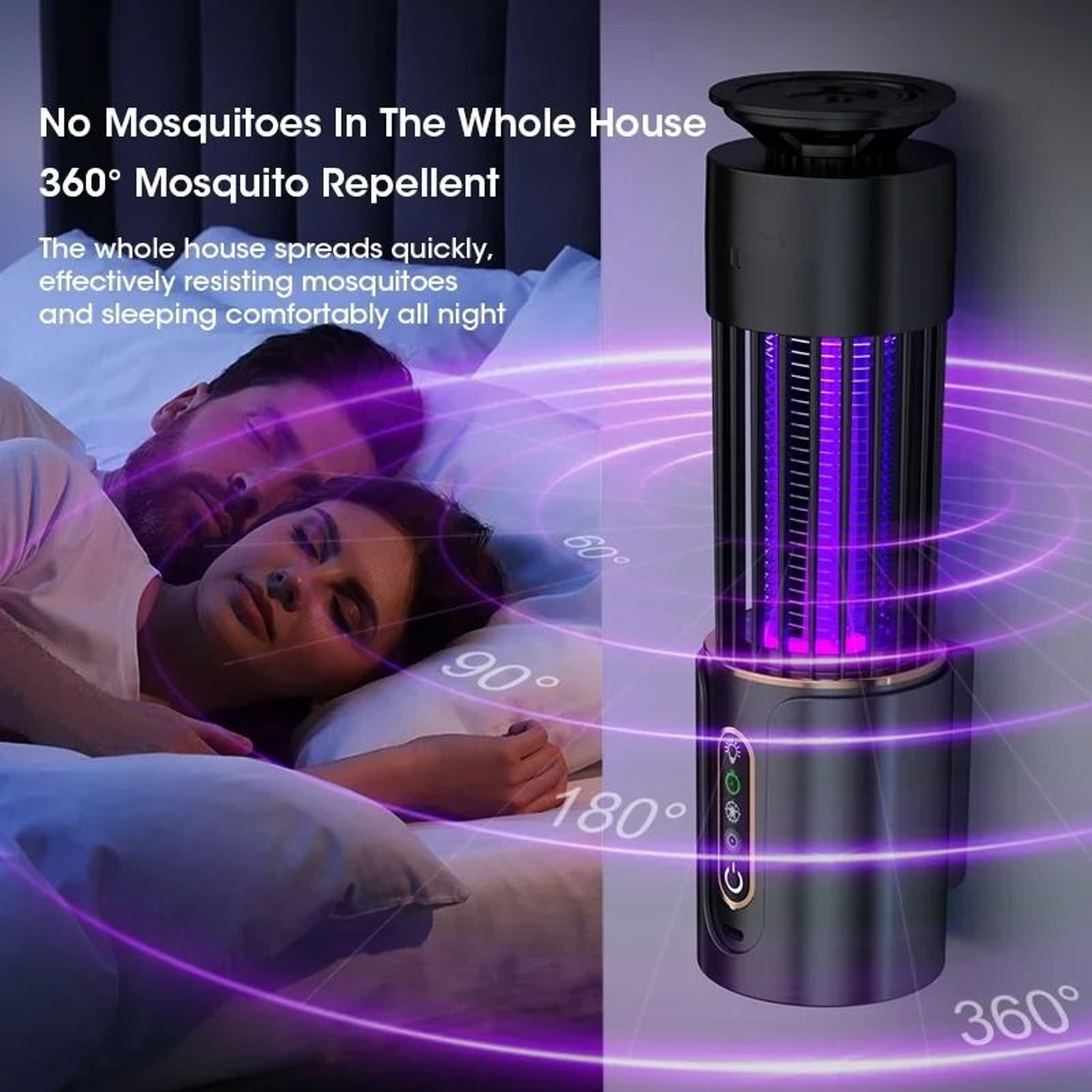 USB And Battery Powered Mosquito Killer Lamp  Insect Trap Lantern For Home And Outdoor Use 2