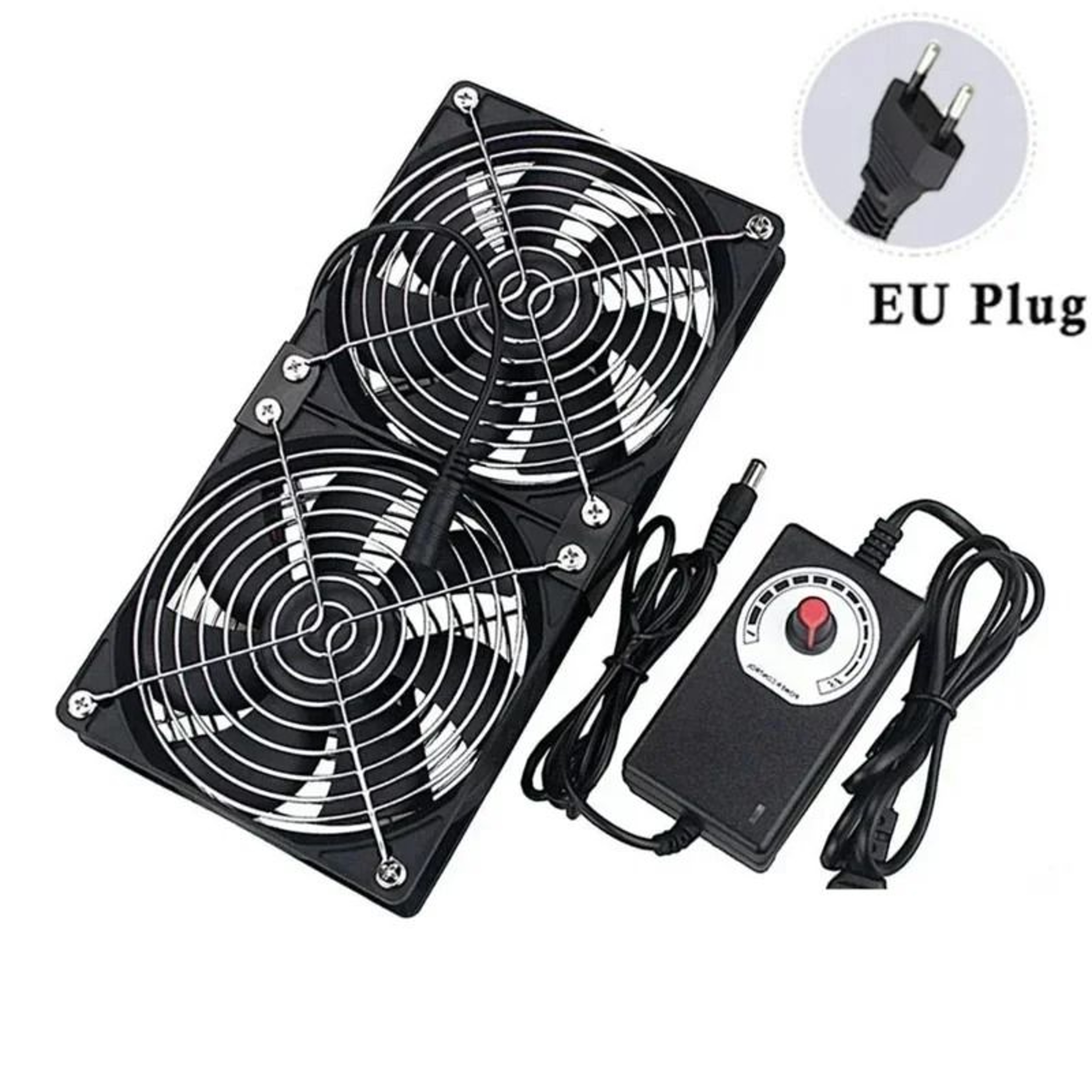 12cm Exhaust Cooling Fan With Adjustable Controller For Bathroom Workstations And Server Cabinets 7
