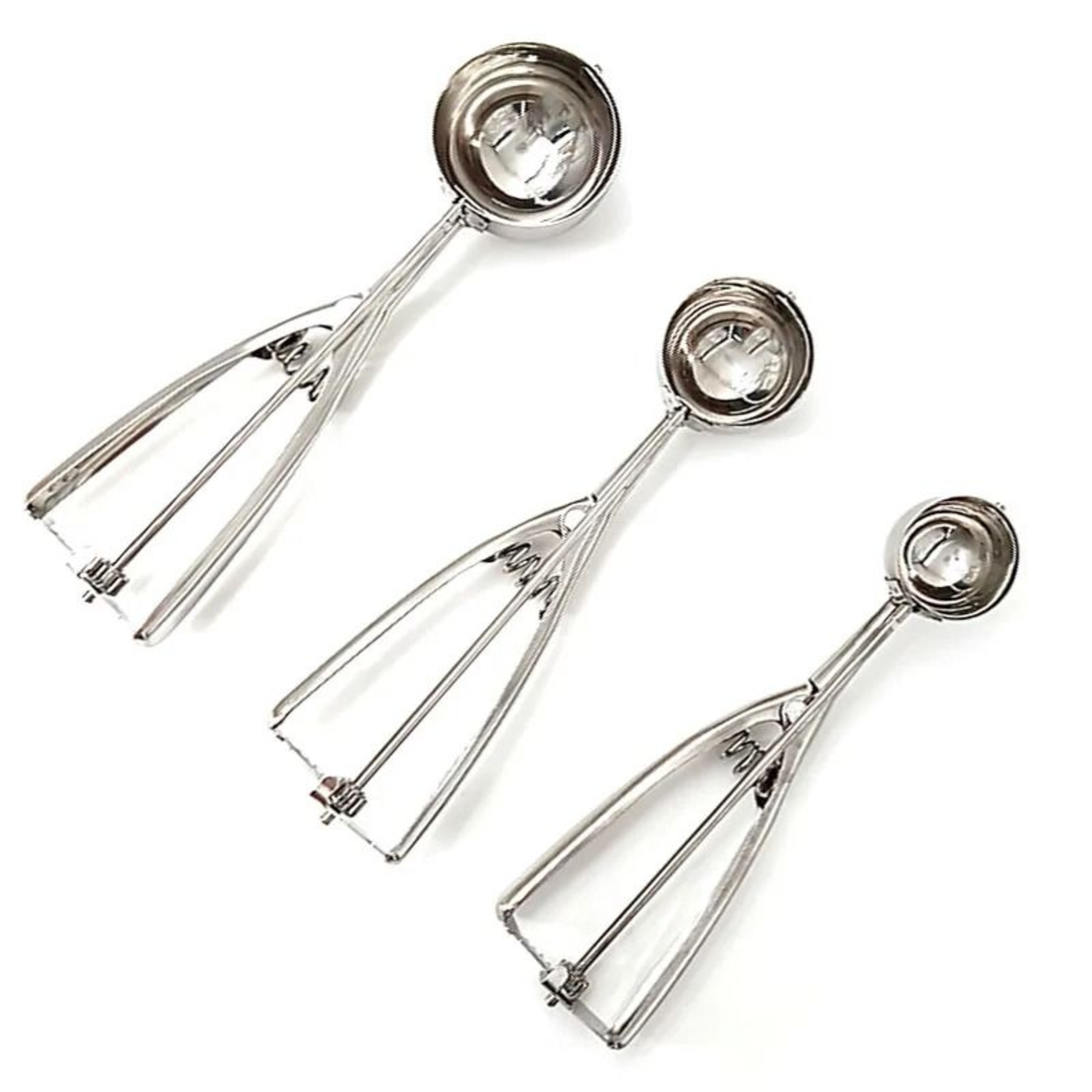 Stainless Steel Ice Cream Scoop With Spring Release For Easy Digging And Serving 5