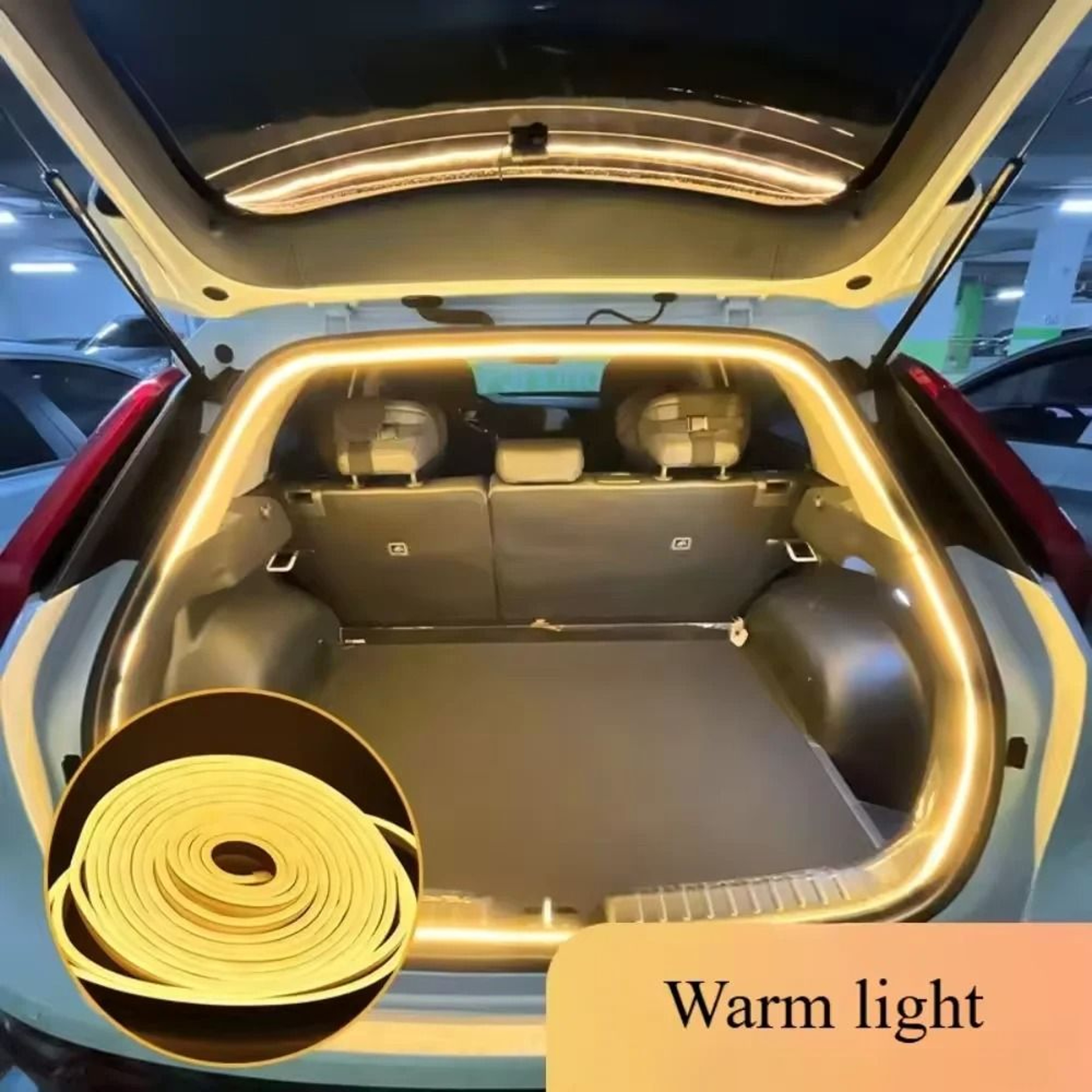 Car High Brightness Trunk Lighting Ambient Light Automatic Sensing Tailgate Light Strip 2